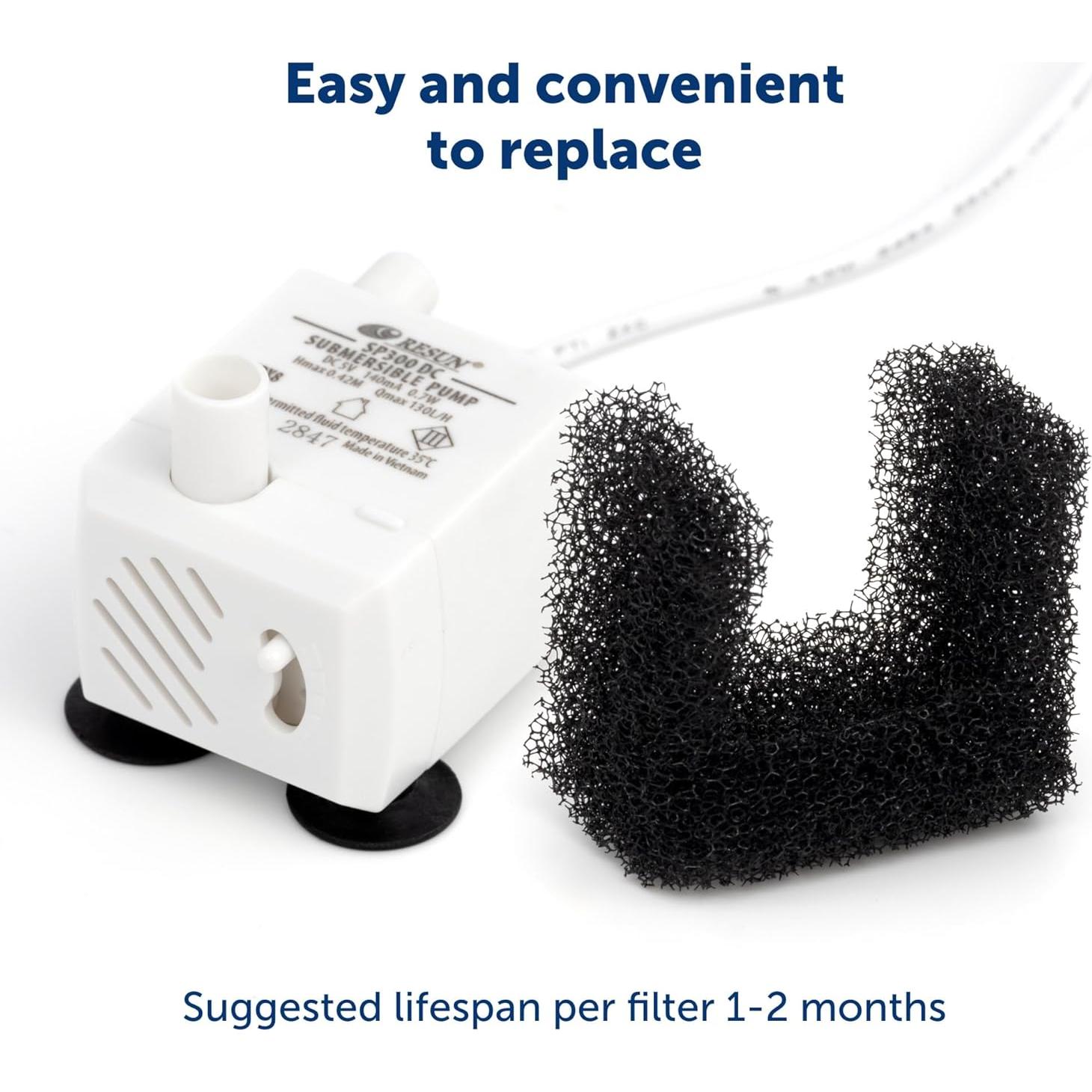 Filtros de Espuma PetSafe para Fuentes de Mascotas - Paquete de 2