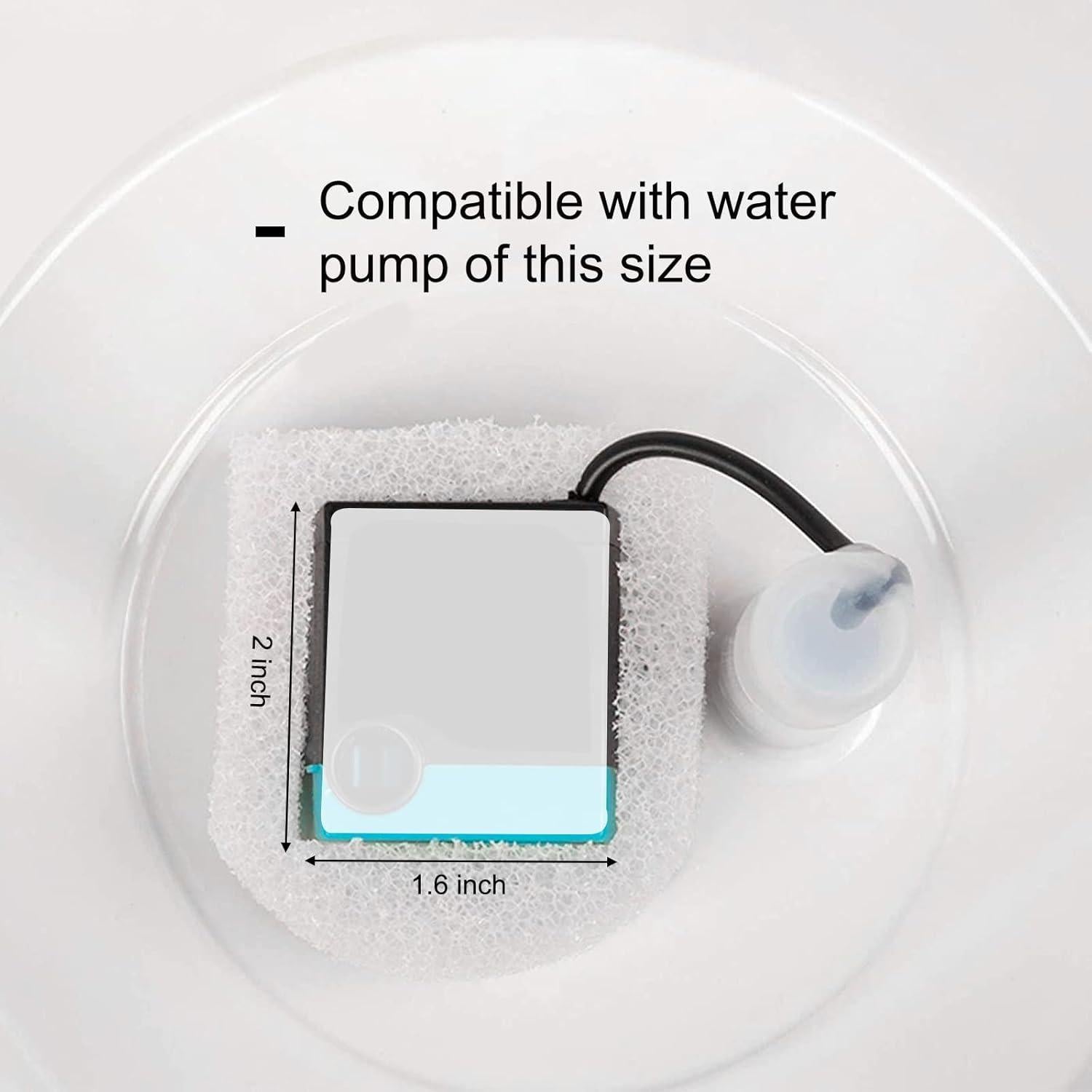 Filtros de Espuma para Fuente de Agua para Gatos Cirfifth - 12 Pcs