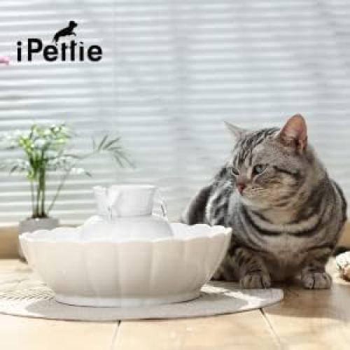 Filtros de Reemplazo iPettie para Fuente de Agua Cerámica 8 Carbón 4 Espuma