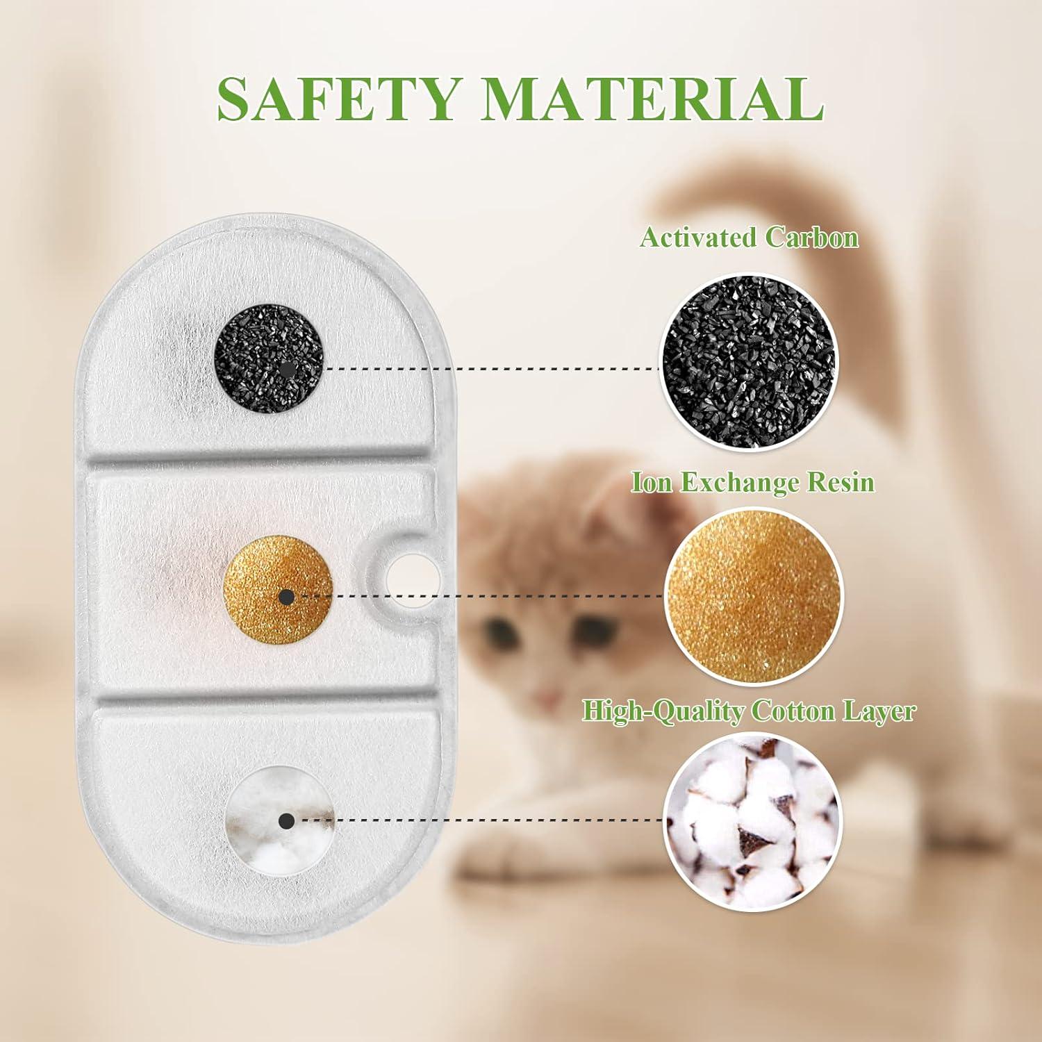 Filtros de agua para gatos Cepheus 8 unidades 71oz PLWF002