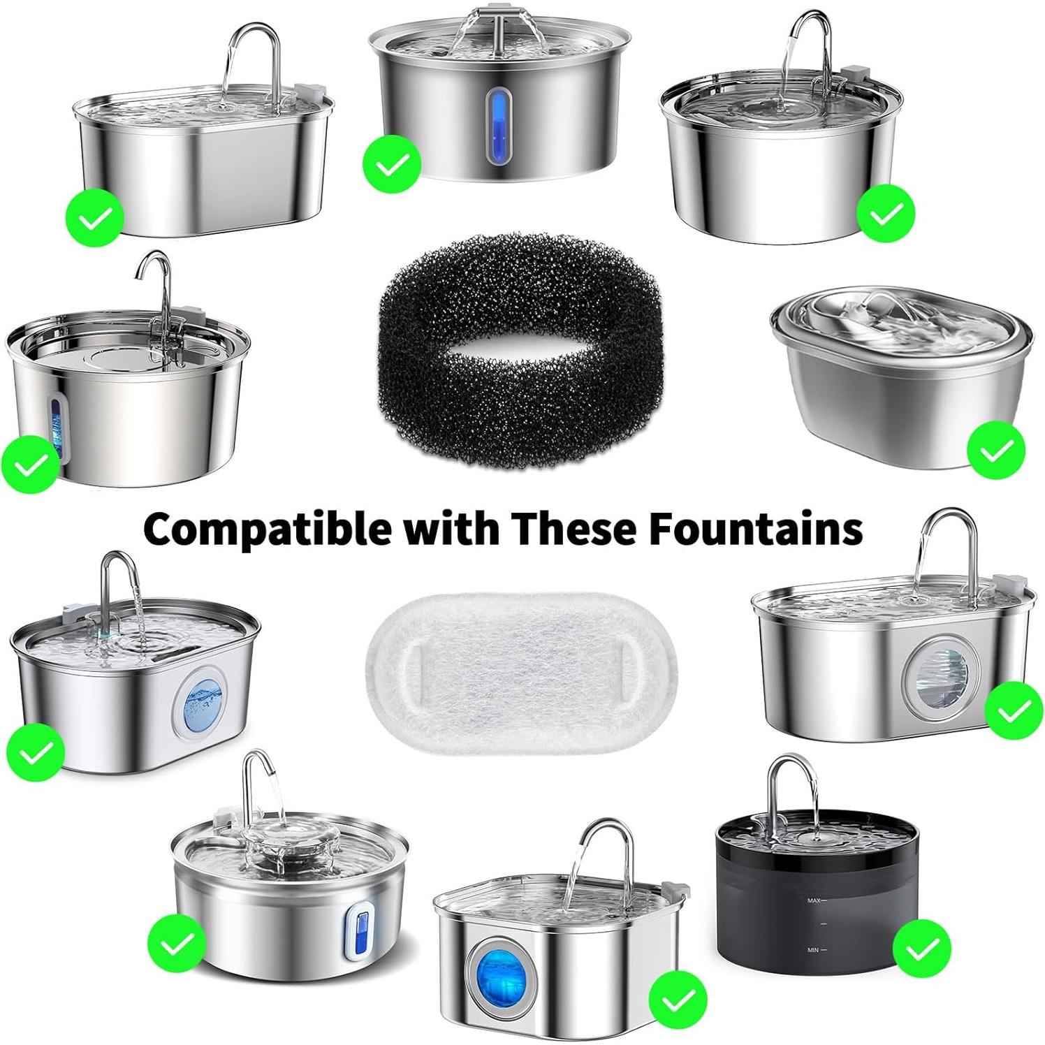 Filtro de Reemplazo para Fuente de Agua para Gatos Wonder Creature 16 Piezas