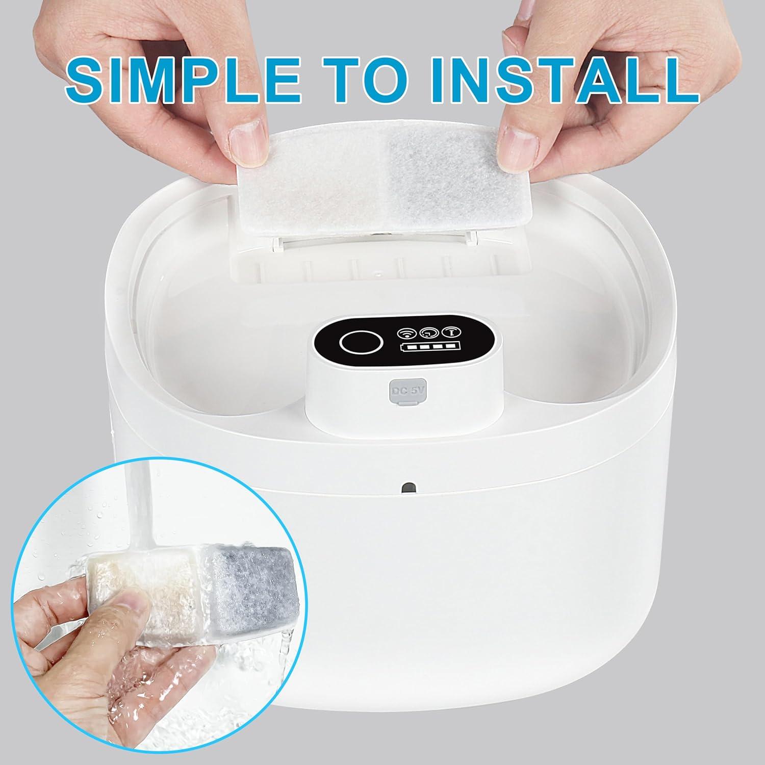 Filtros de agua para gatos Bolpetizo, paquete de 6 unidades