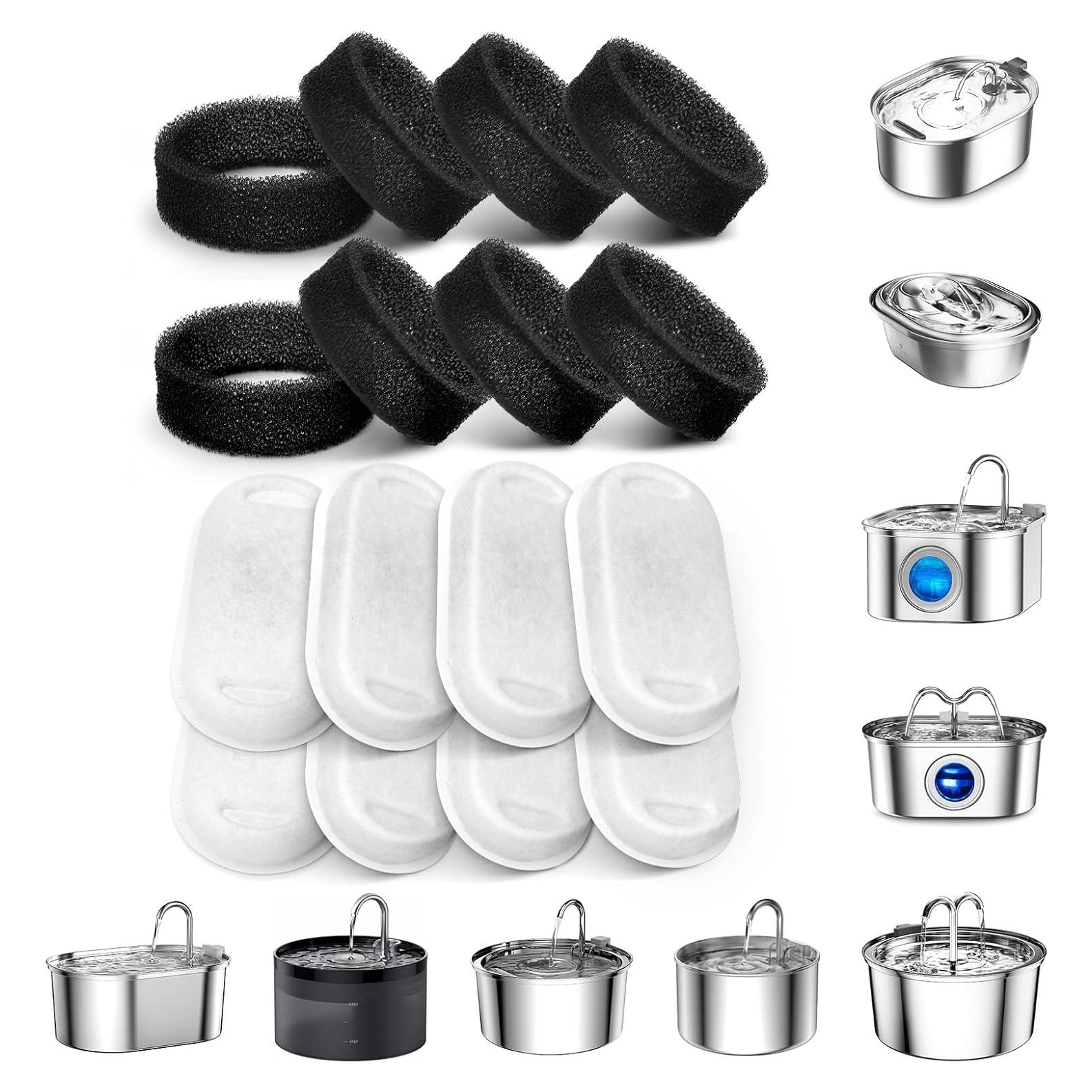 Filtros de Agua para Mascotas SOOFPET - 16 Piezas de Reemplazo