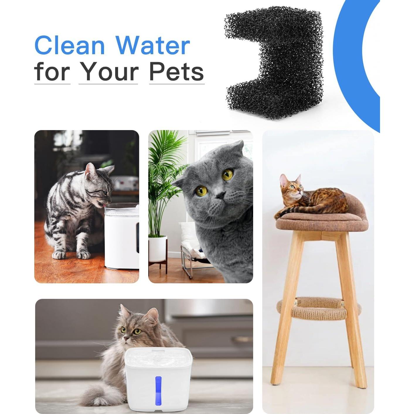 Filtros de Espuma para Fuente de Agua PetSafe Viva - Paquete de 10