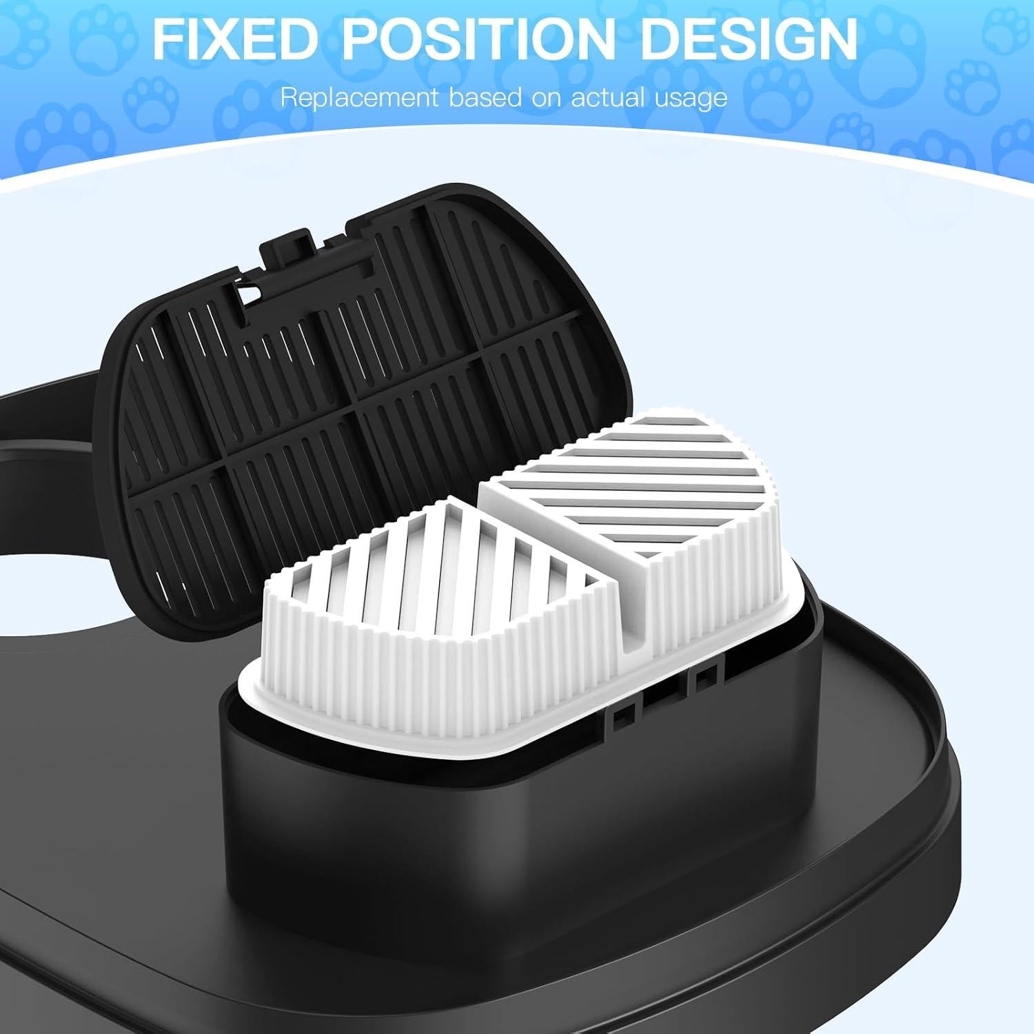 Filtros de agua para gatos Petilog - 8 unidades, 2.5L