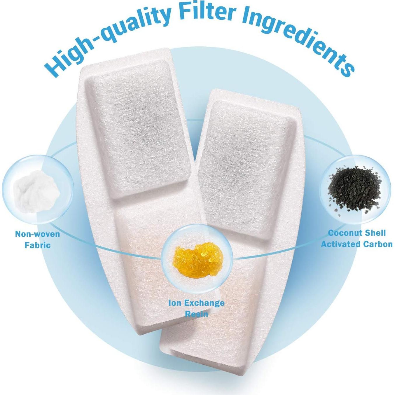 Filtros de Reemplazo Veken para Fuente de Agua 100oz - Paquete de 8