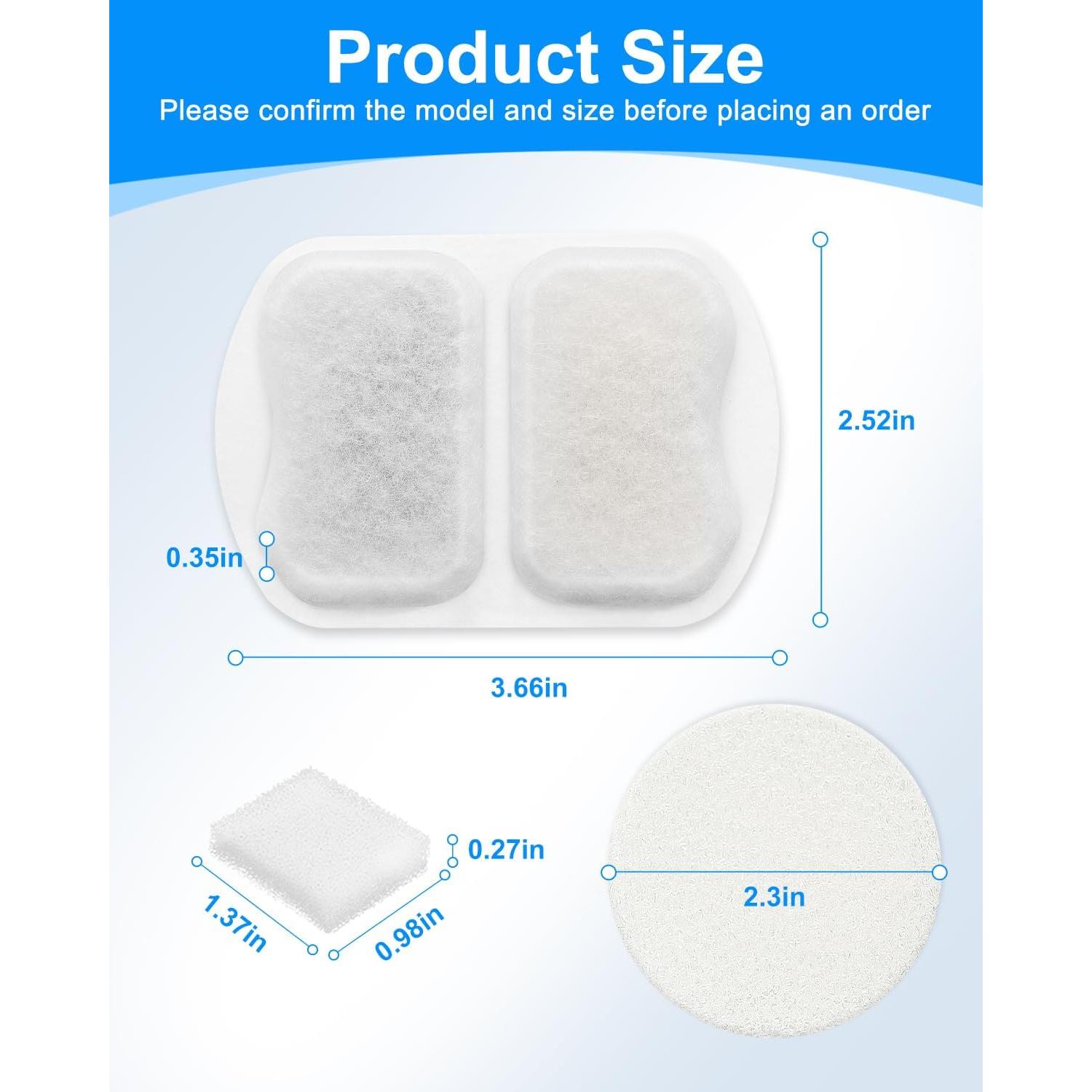 Filtro de Agua para Mascotas Cunina 10 Conjuntos Compatible Oneisall