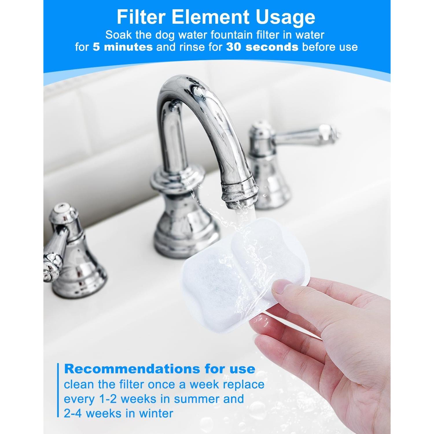 Filtro de Agua para Mascotas Cunina 10 Conjuntos Compatible Oneisall