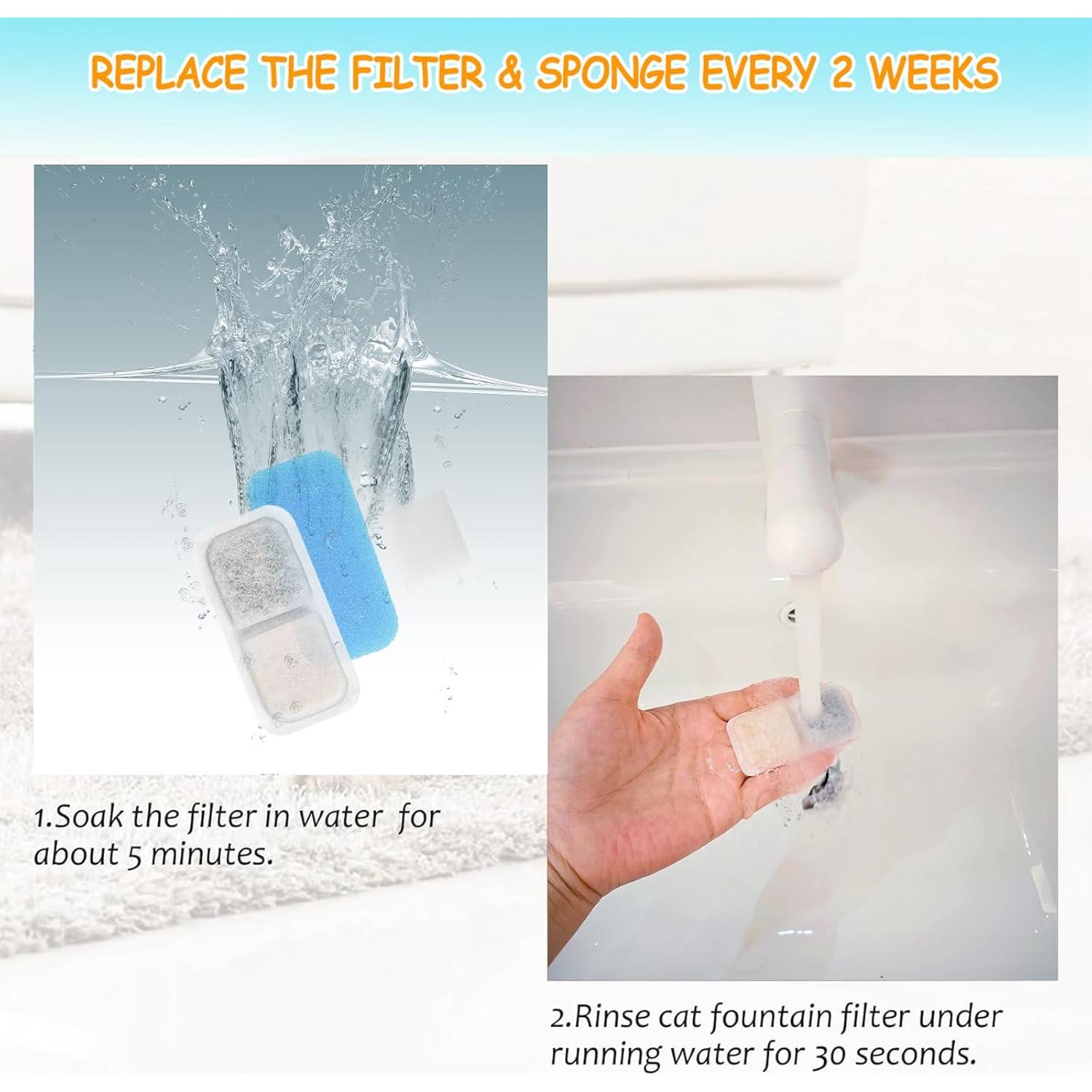 Filtros de Reemplazo Oneisall PWF-001 2L para Gatos 18 Pzas