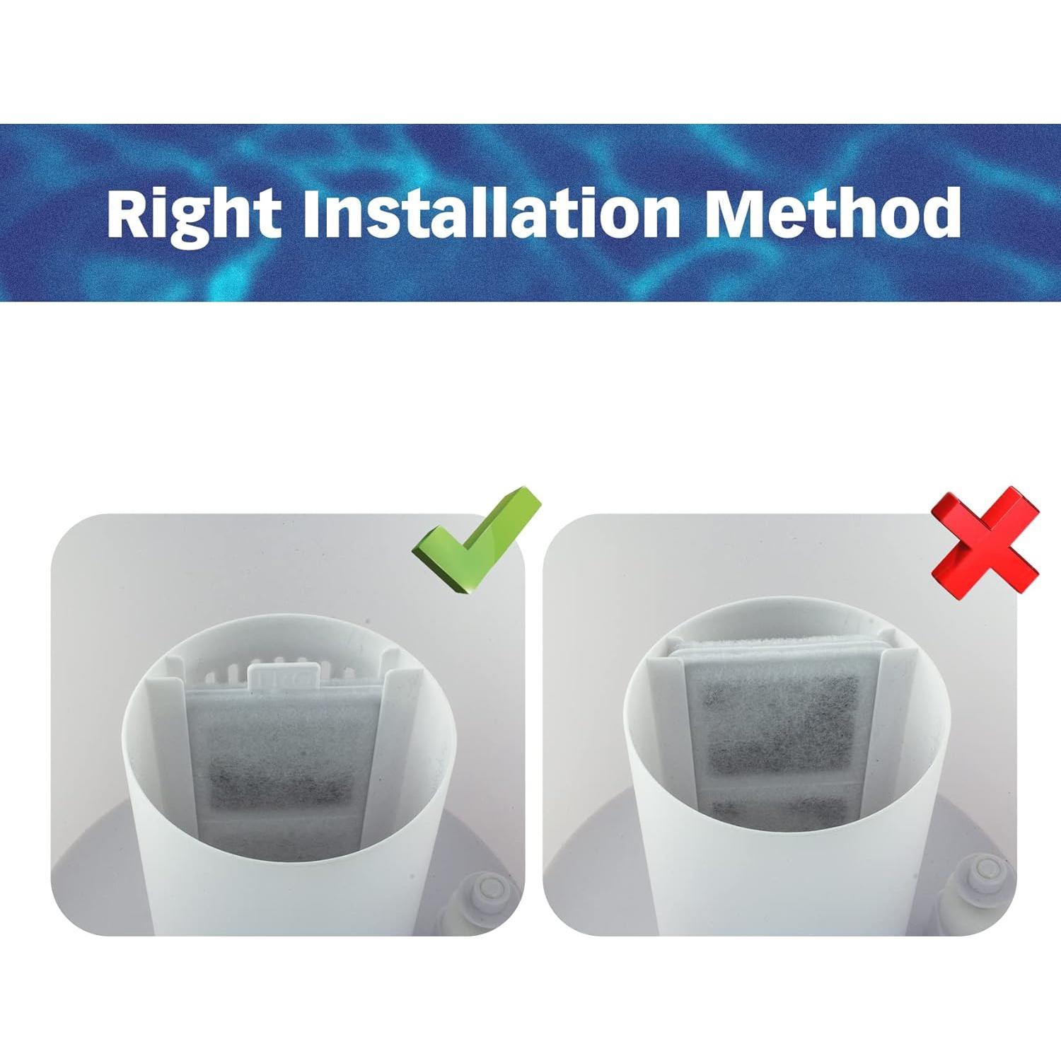 Filtro de Agua Grande Estándar para Mascotas Whisker City - 10 Unidades