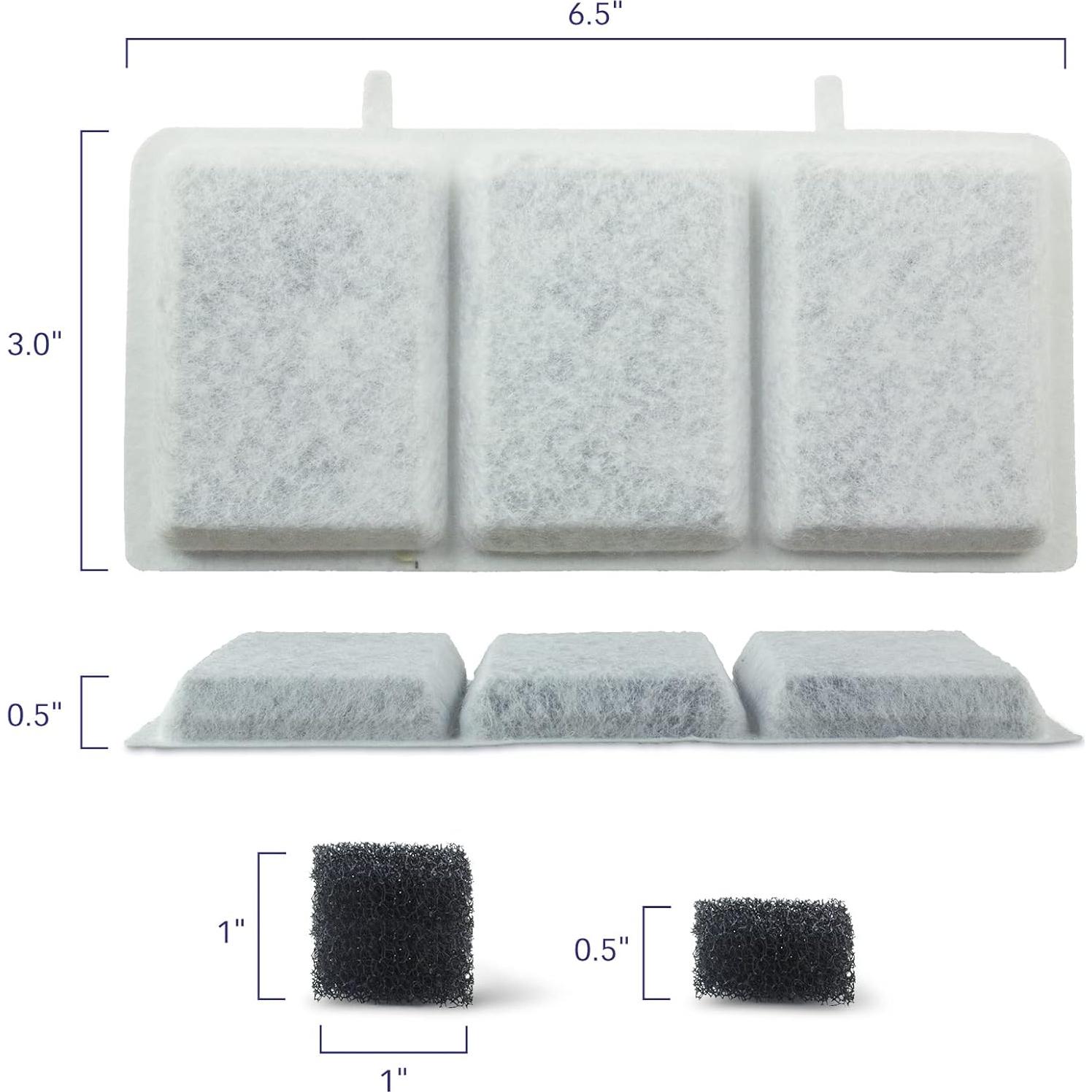 Filtros de Agua PET STANDARD para Fuente Mascotas 10 Piezas