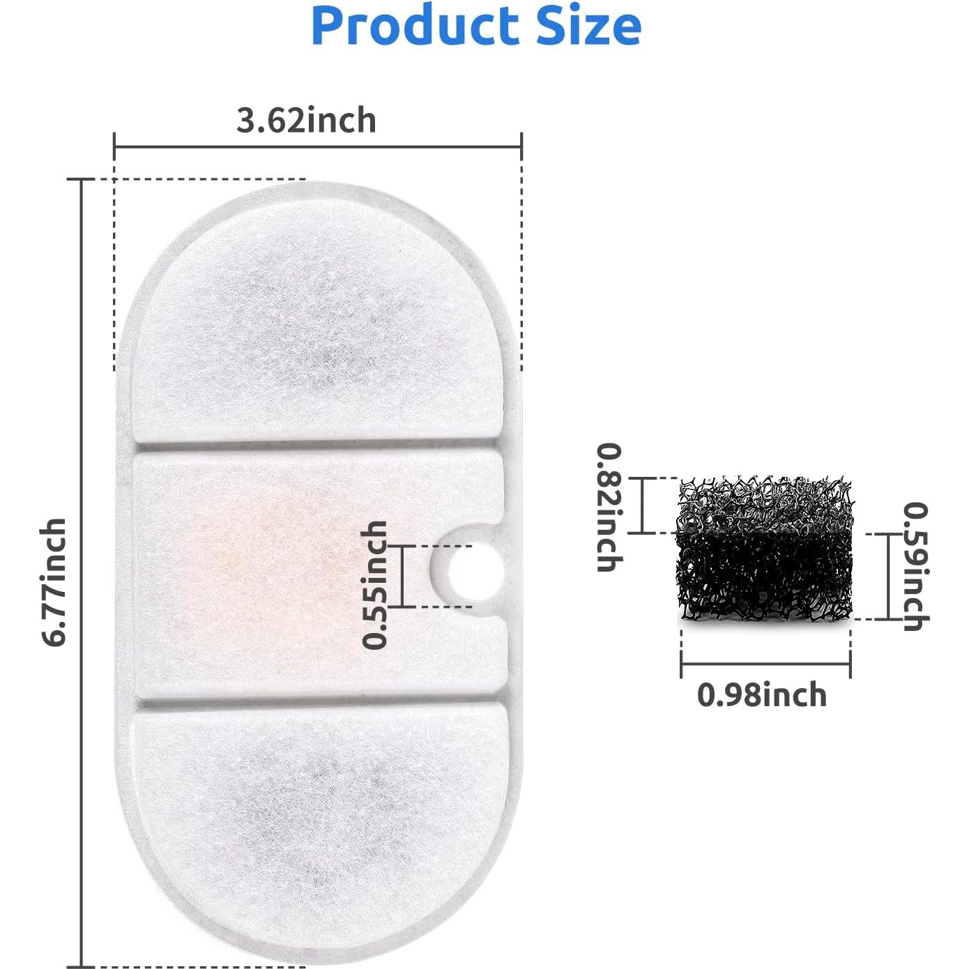 Filtros de Reemplazo NautyPaws para Fuente PETLIBRO PLWF002