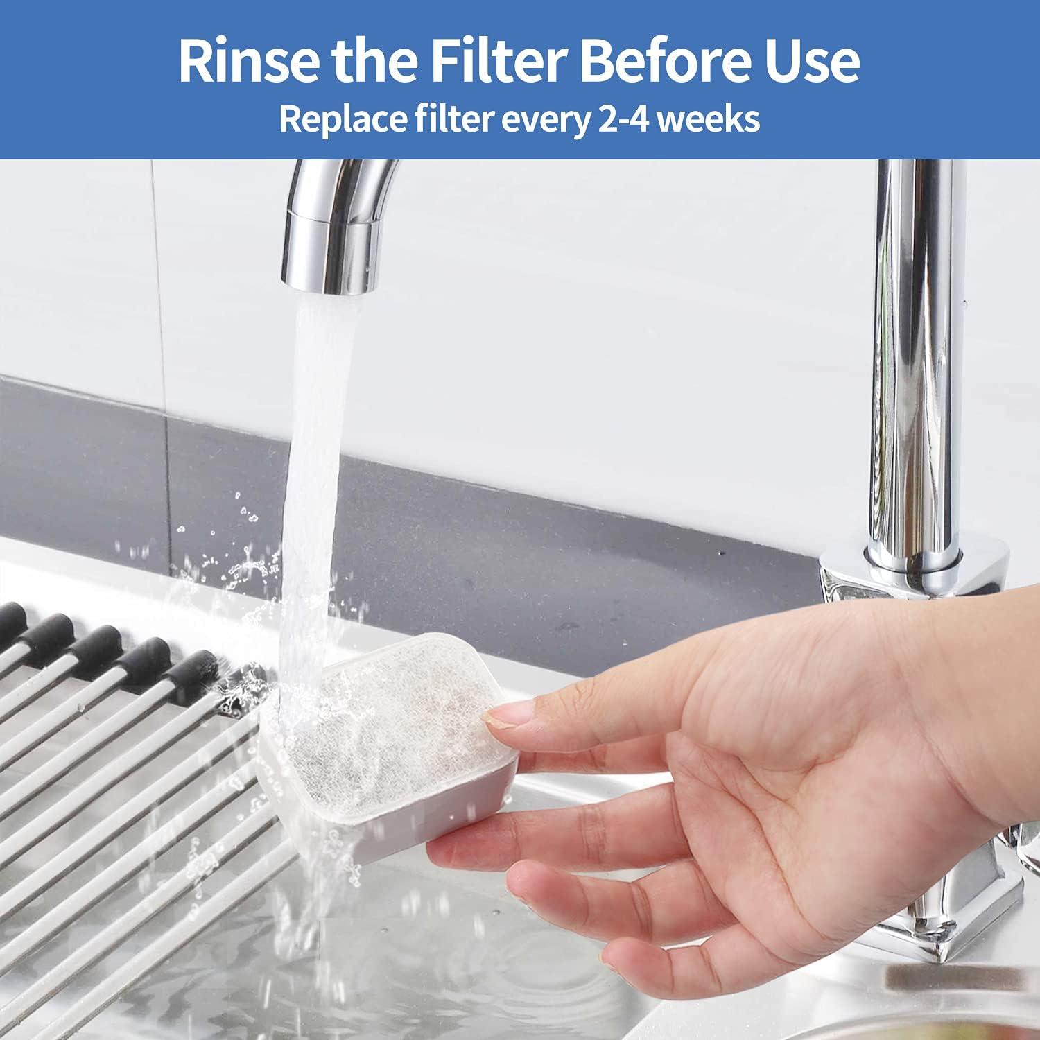 Paquete de 10 filtros de reemplazo para fuente de agua VinDox