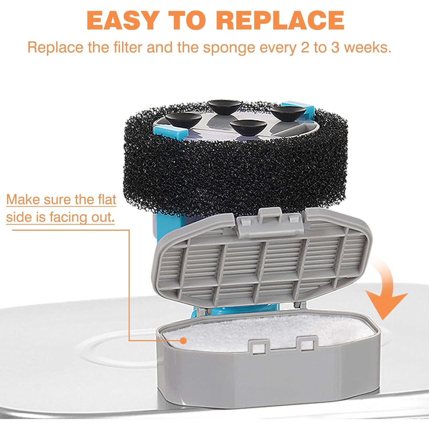 Filtros de Reemplazo Rellaty para Fuente de Agua Gatos 12 Unidades