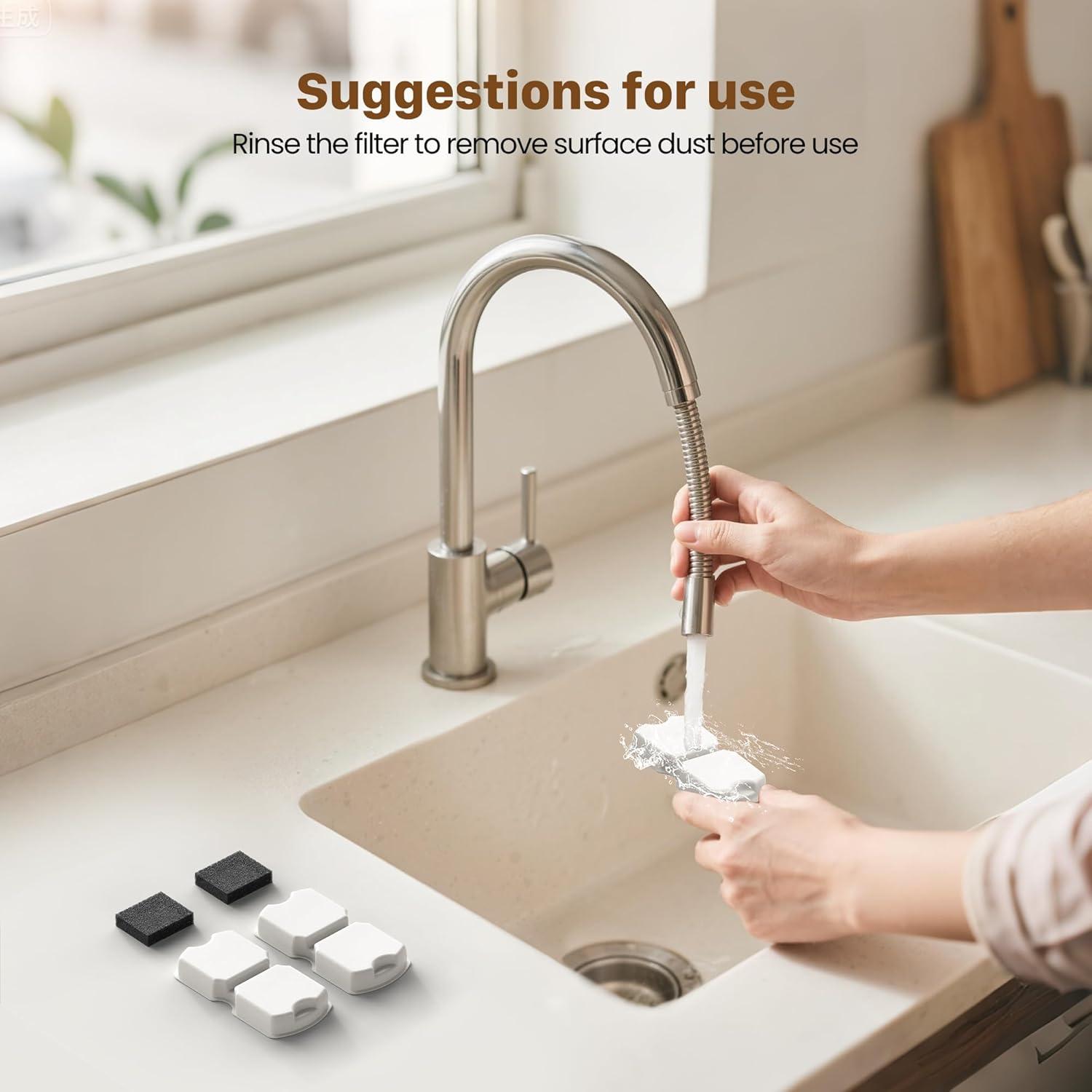 Filtros de Reemplazo para Fuente de Agua para Gatos ATMZIQXR S18 - 12 Pcs