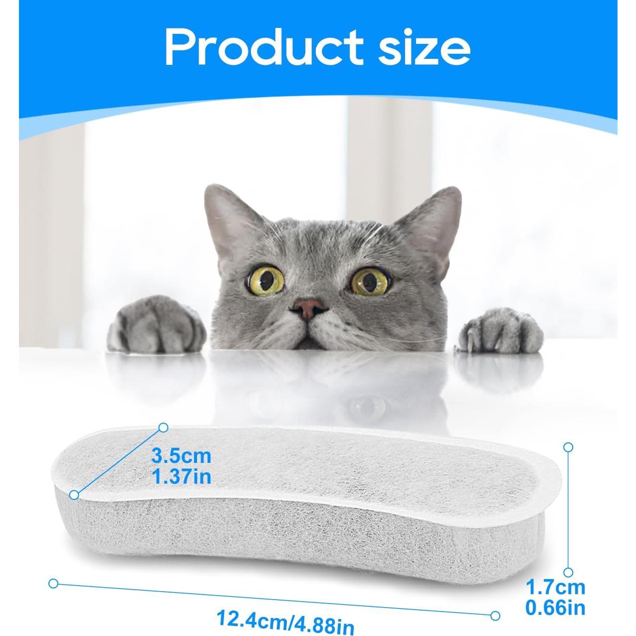 Paquete de 6 Filtros de Carbón Cunina W600 para Mascotas