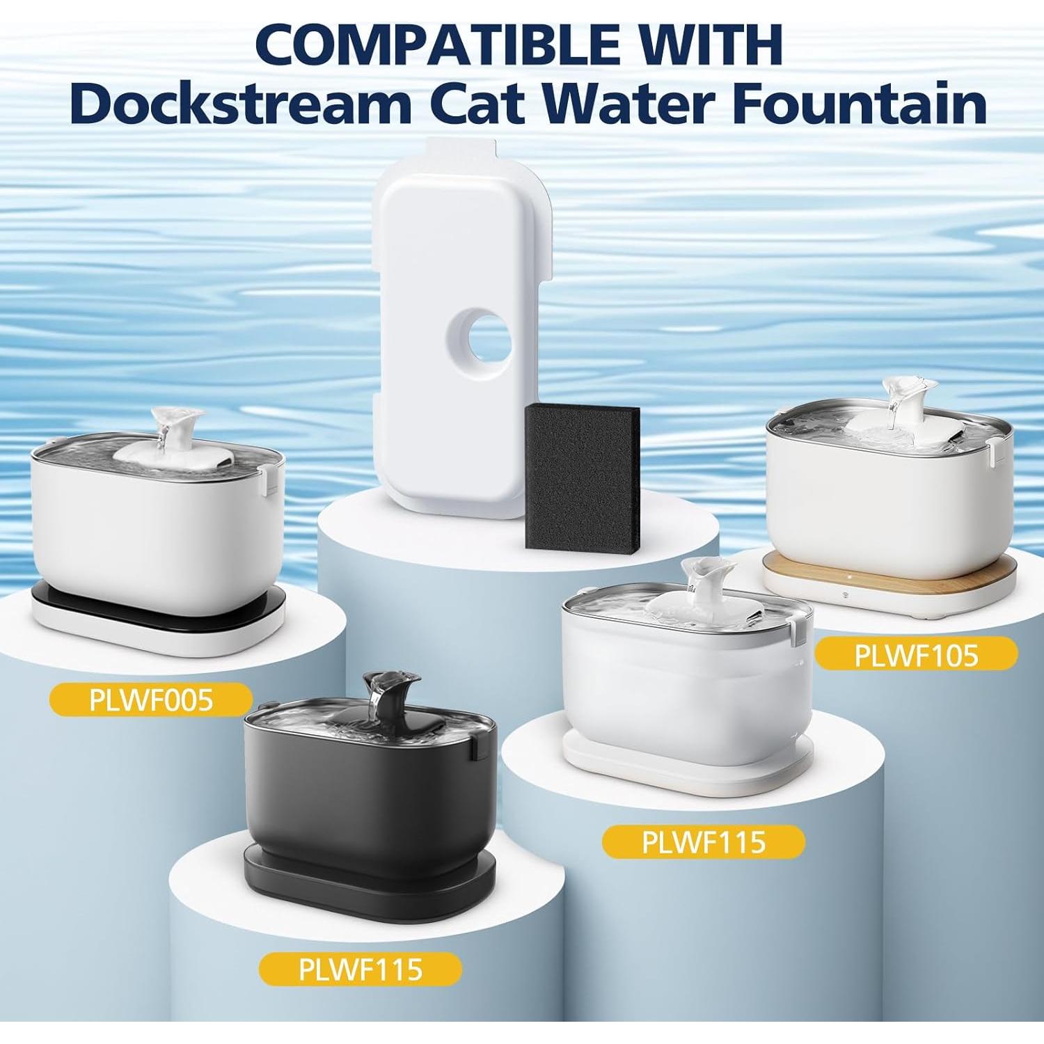 25 Filtros de Reemplazo para Fuente de Agua PETLIBRO PLWF005