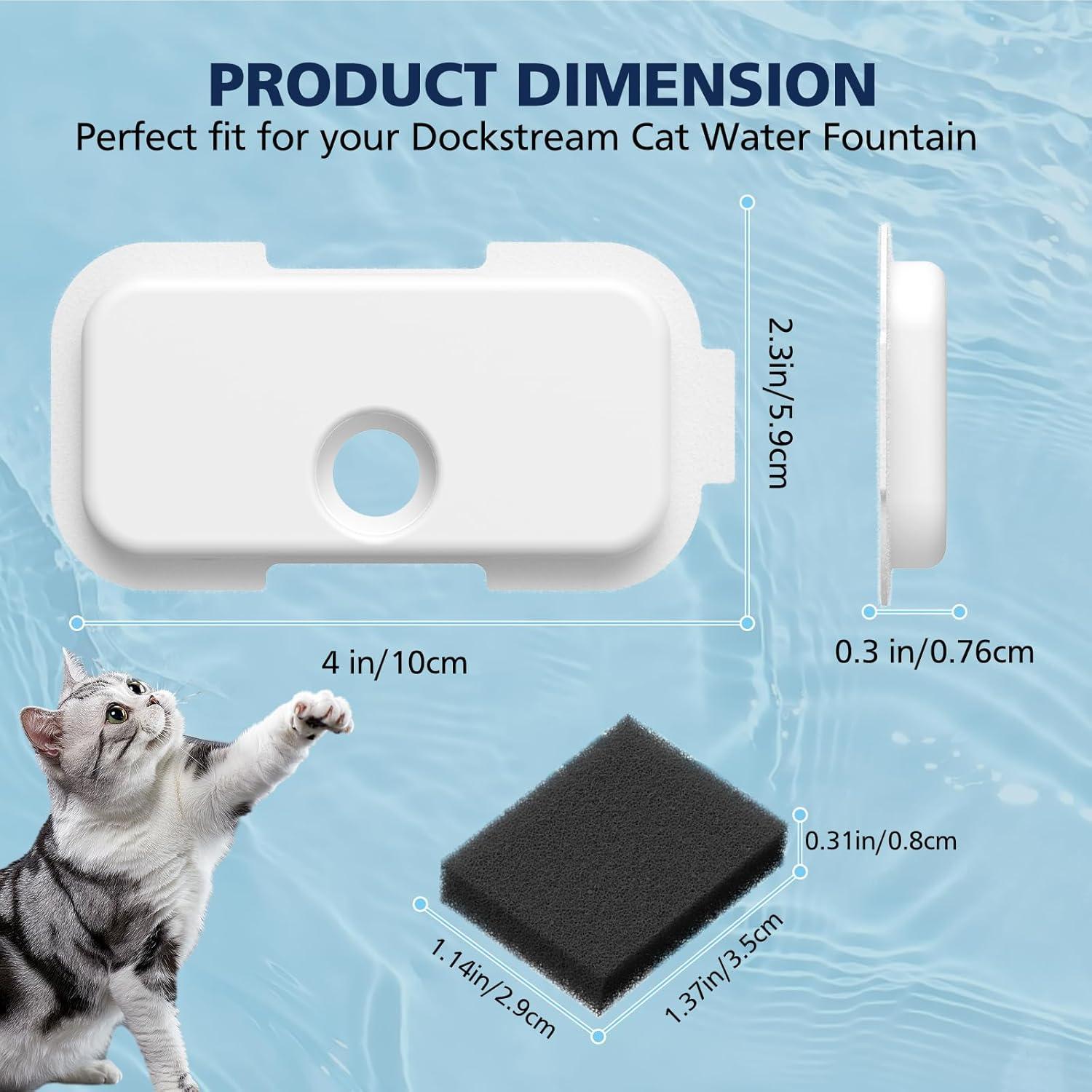 25 Filtros de Reemplazo para Fuente de Agua PETLIBRO PLWF005