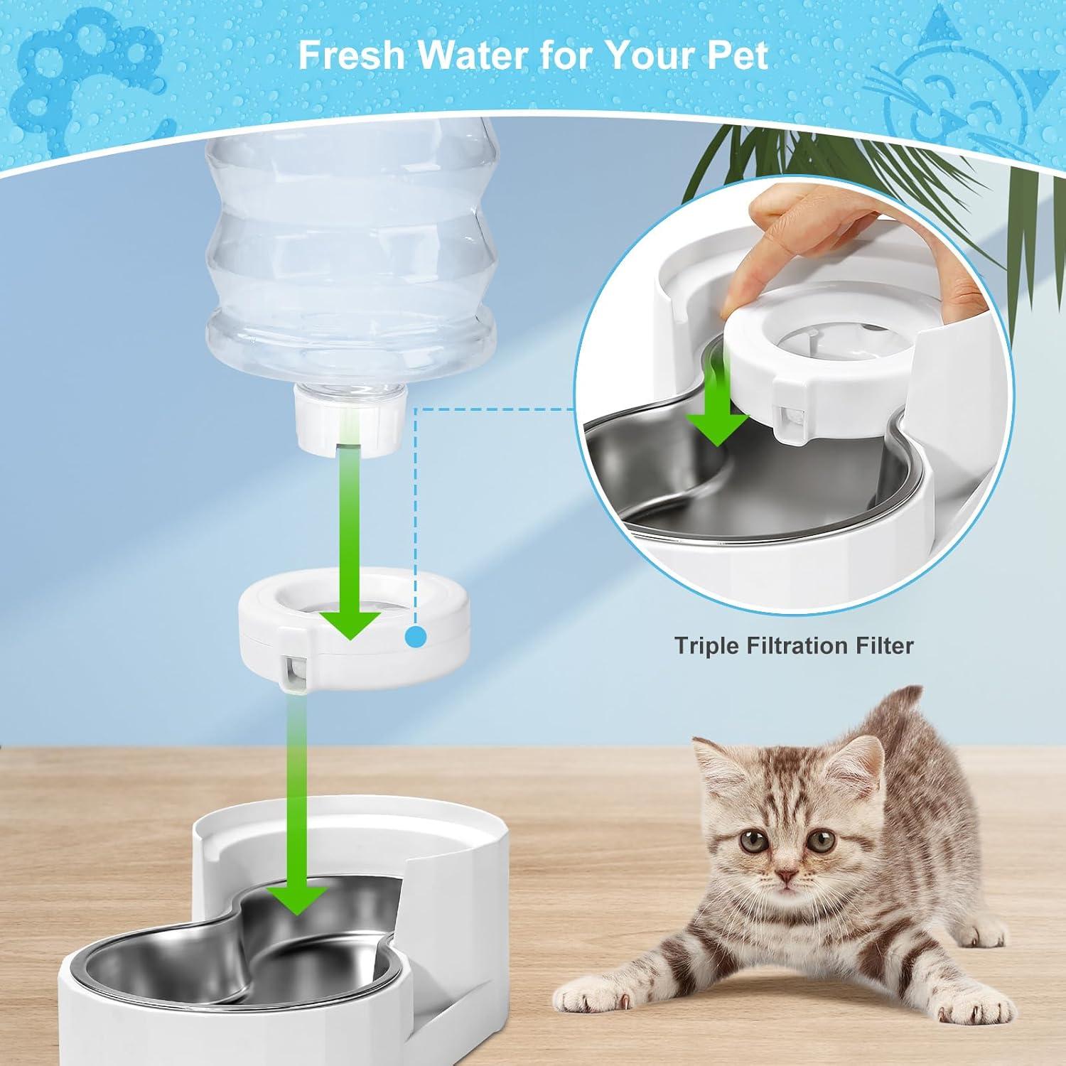 Paquete de 8 Filtros de Agua para Mascotas YOIHABV 3L-8L