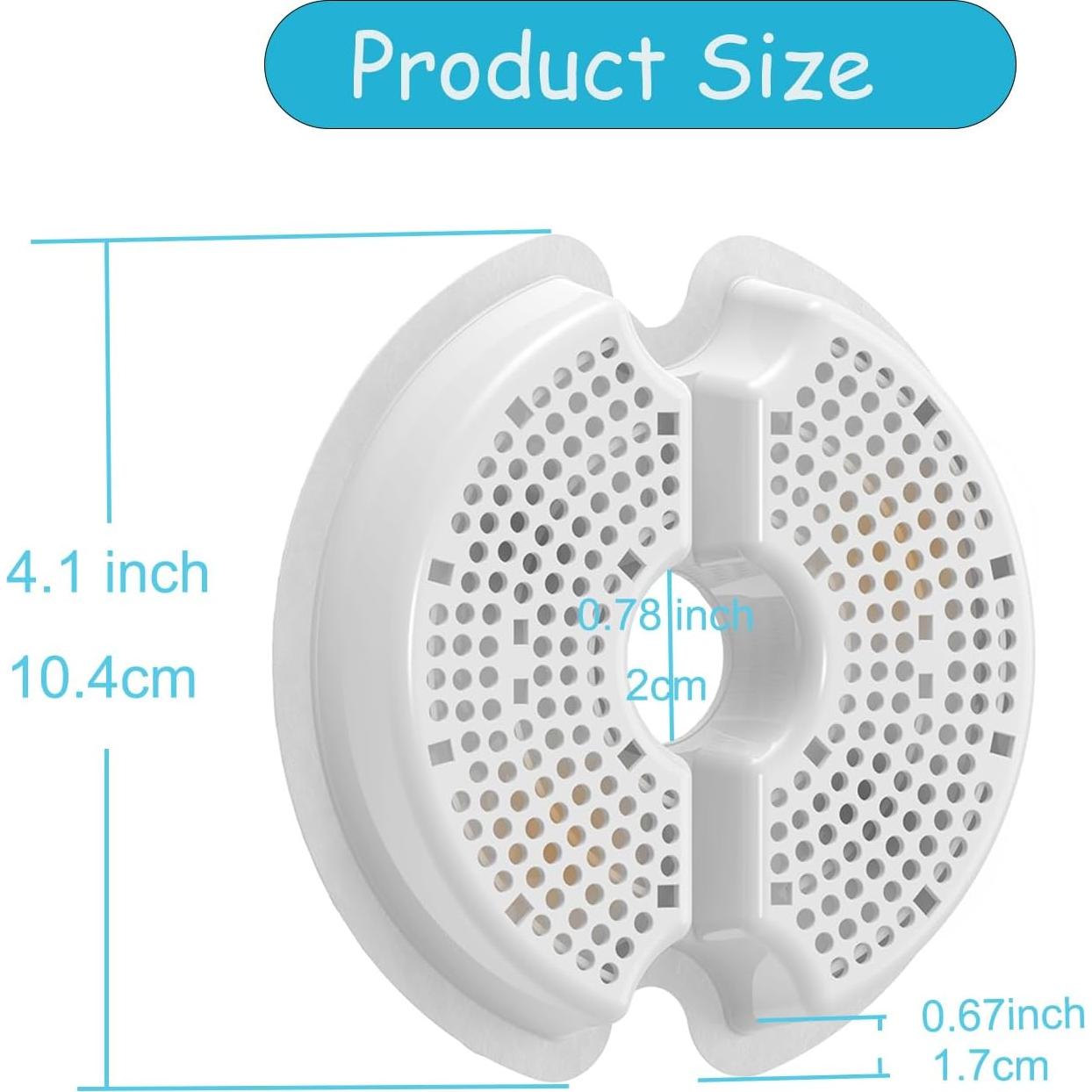 Paquete de 4 filtros para fuente de agua gatos NeucomBBT 2L