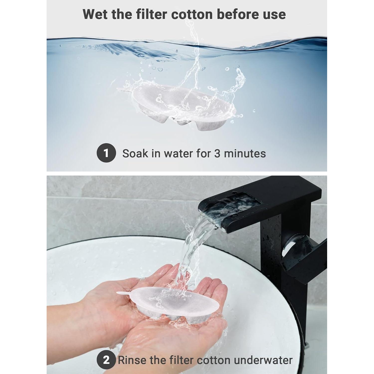 Filtro de Agua para Gatos Kastty - Paquete de 34 Filtros de Carbón Activado