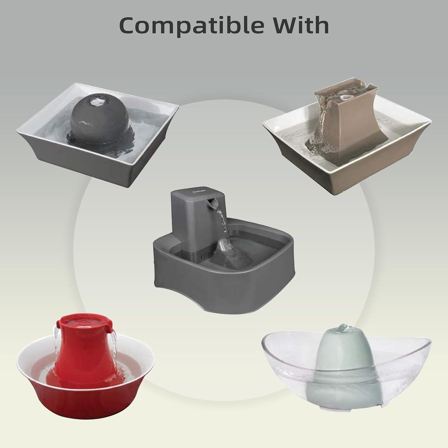 Juego de Filtro de Repuesto Baofum para Fuente de Agua Mascotas