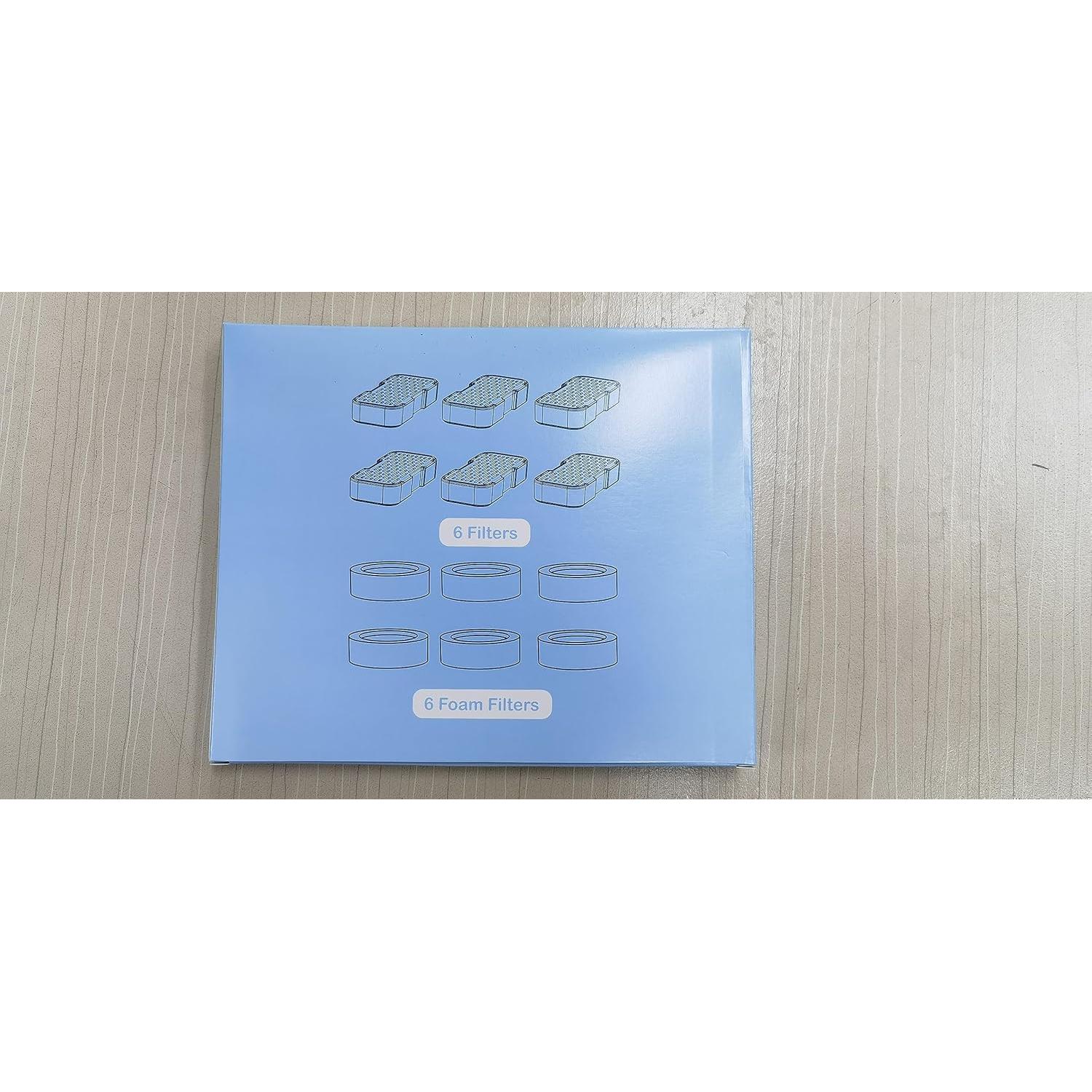 Filtros de Reemplazo GOOSTOO para Fuente de Agua Gato 12 Piezas