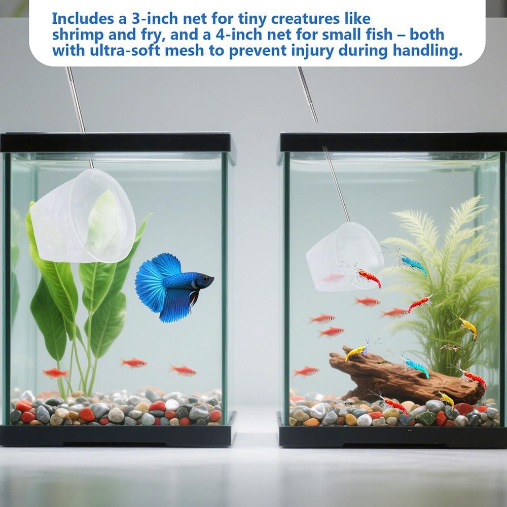 Paquete de 2 Redes de Acero Inoxidable Harazame 3 y 4"