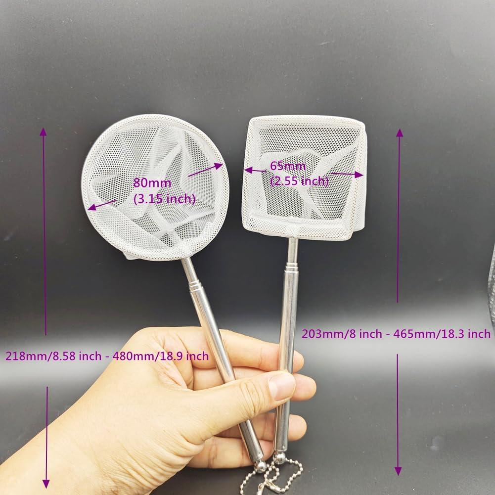 Paquete de 2 Redes Mini para Camarones OAIDVEUY - Acero Inoxidable