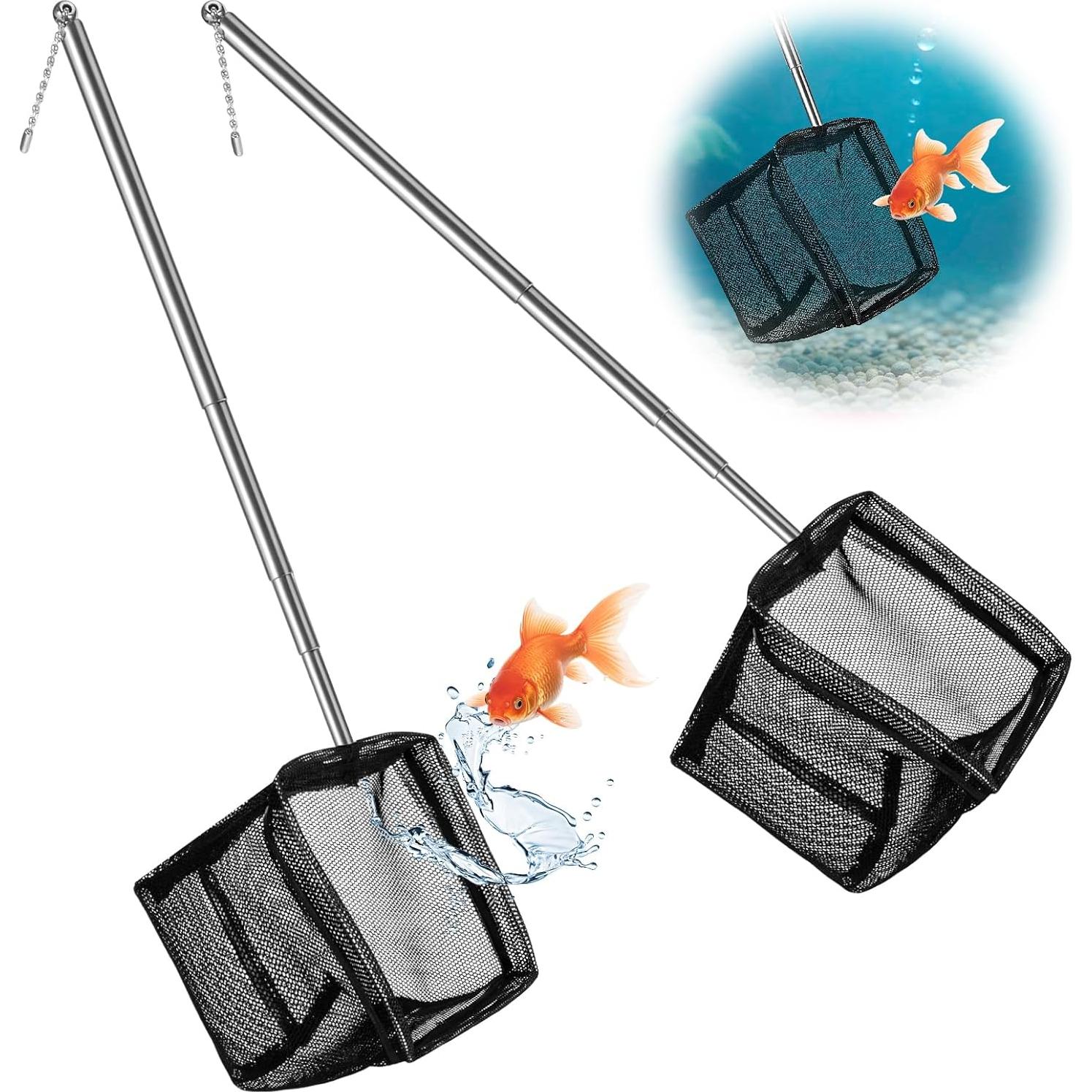 Paquete de 2 Redes de Acuario Vin Beauty 7.62 cm Nylon