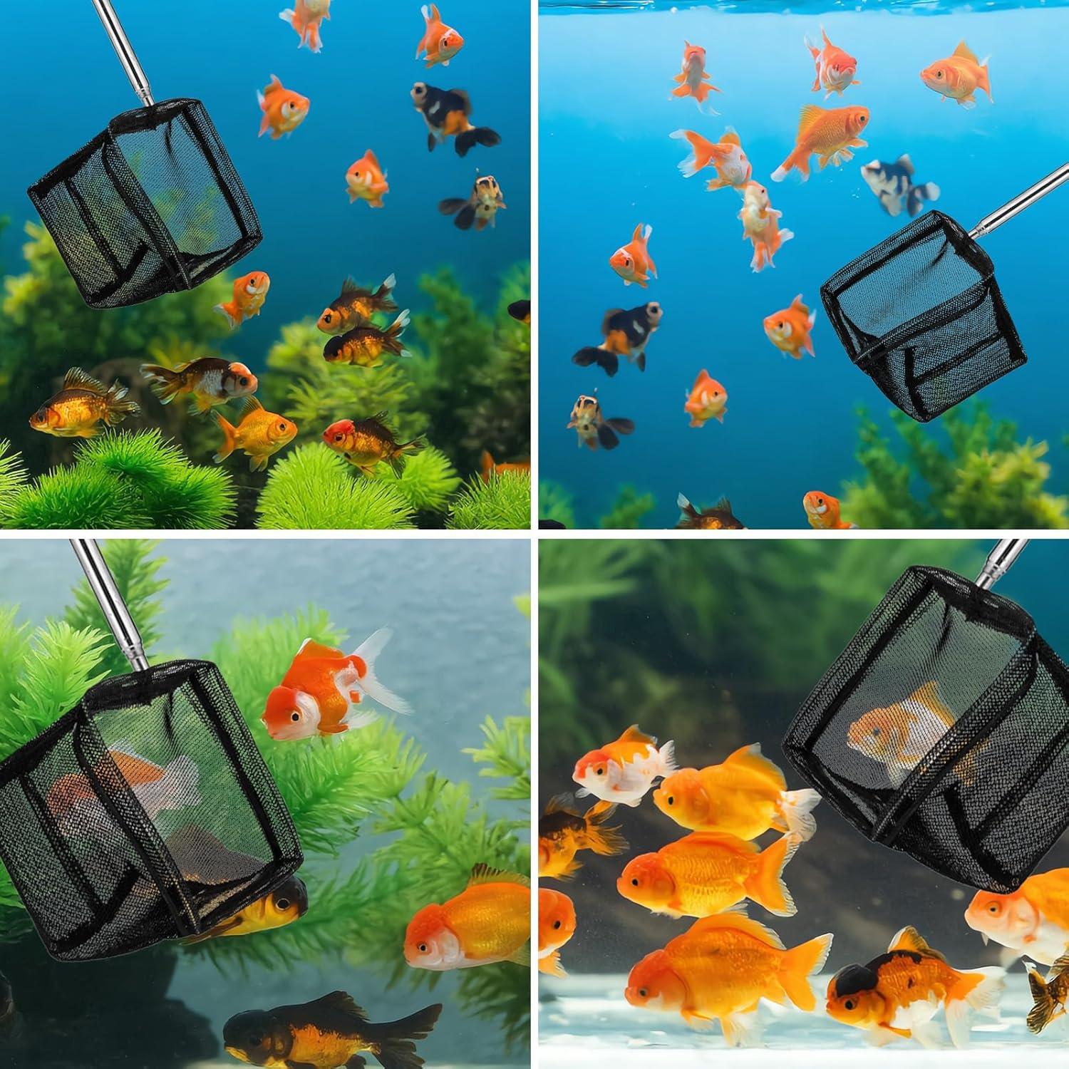 Paquete de 2 Redes de Acuario Vin Beauty 7.62 cm Nylon