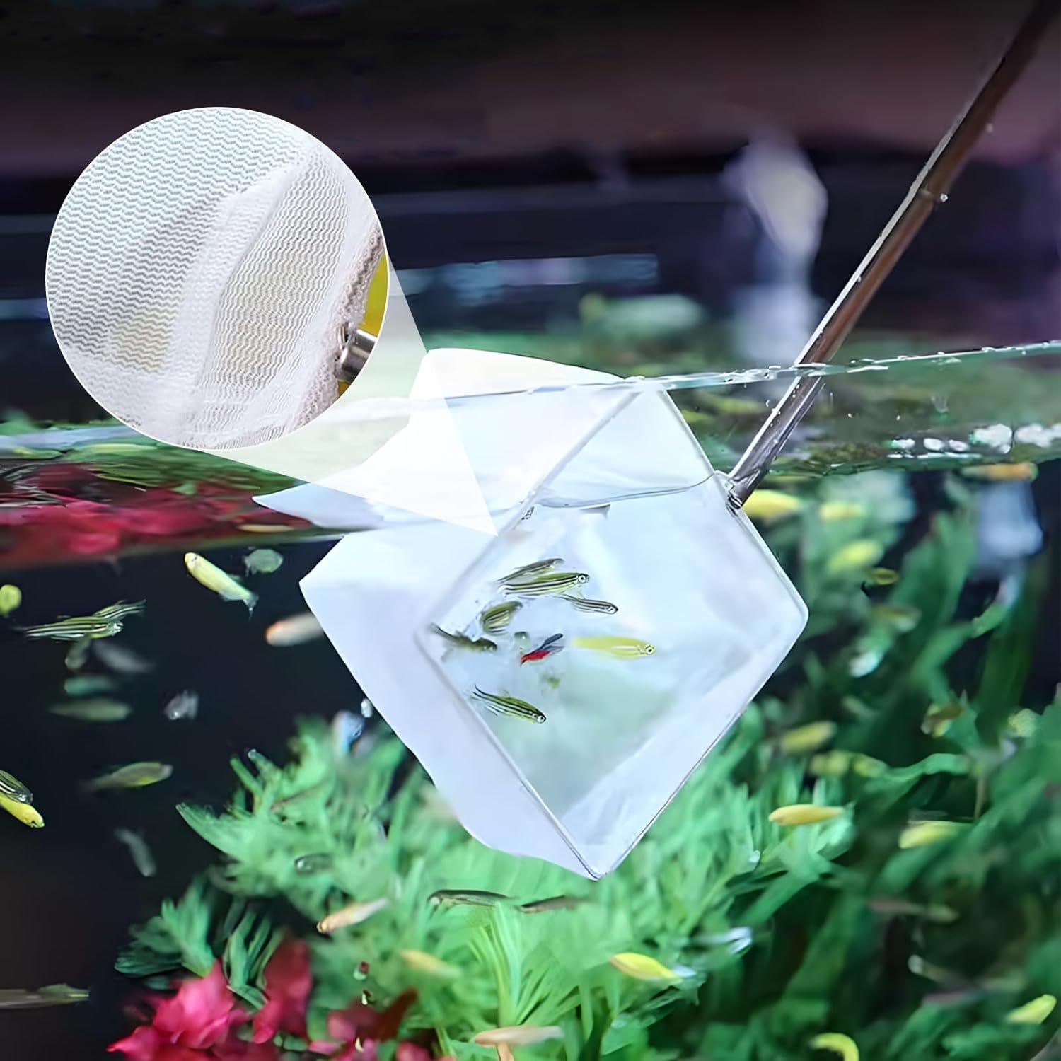 Red de Camarones LUODAKA 4 Pcs Acero Inoxidable Extensible