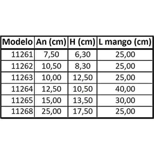 Red de Pesca Nylon Grueso Marina 25.4x17.8cm Mango 35.6cm