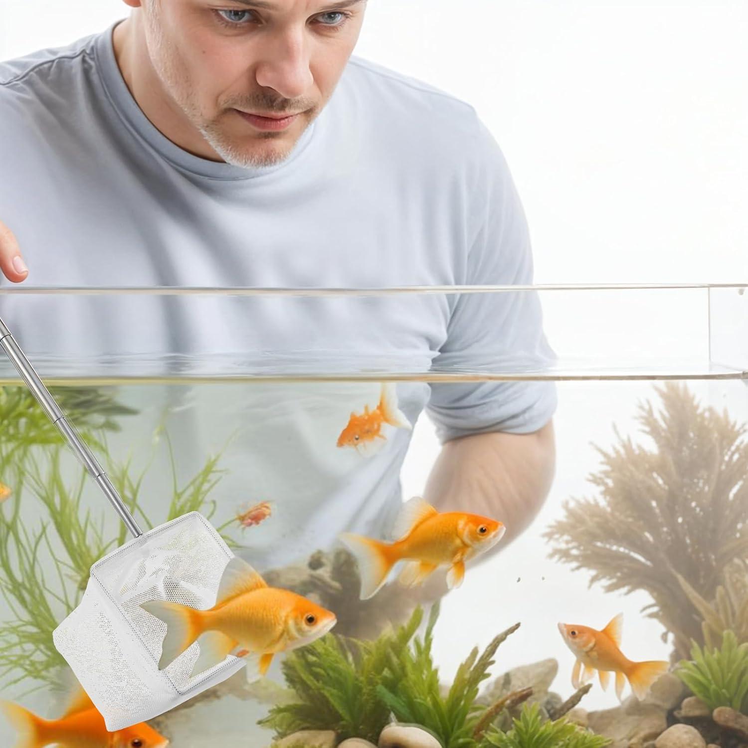 Red de Pescado para Acuario SynHHergyx, 2 Pcs, Malla Fina