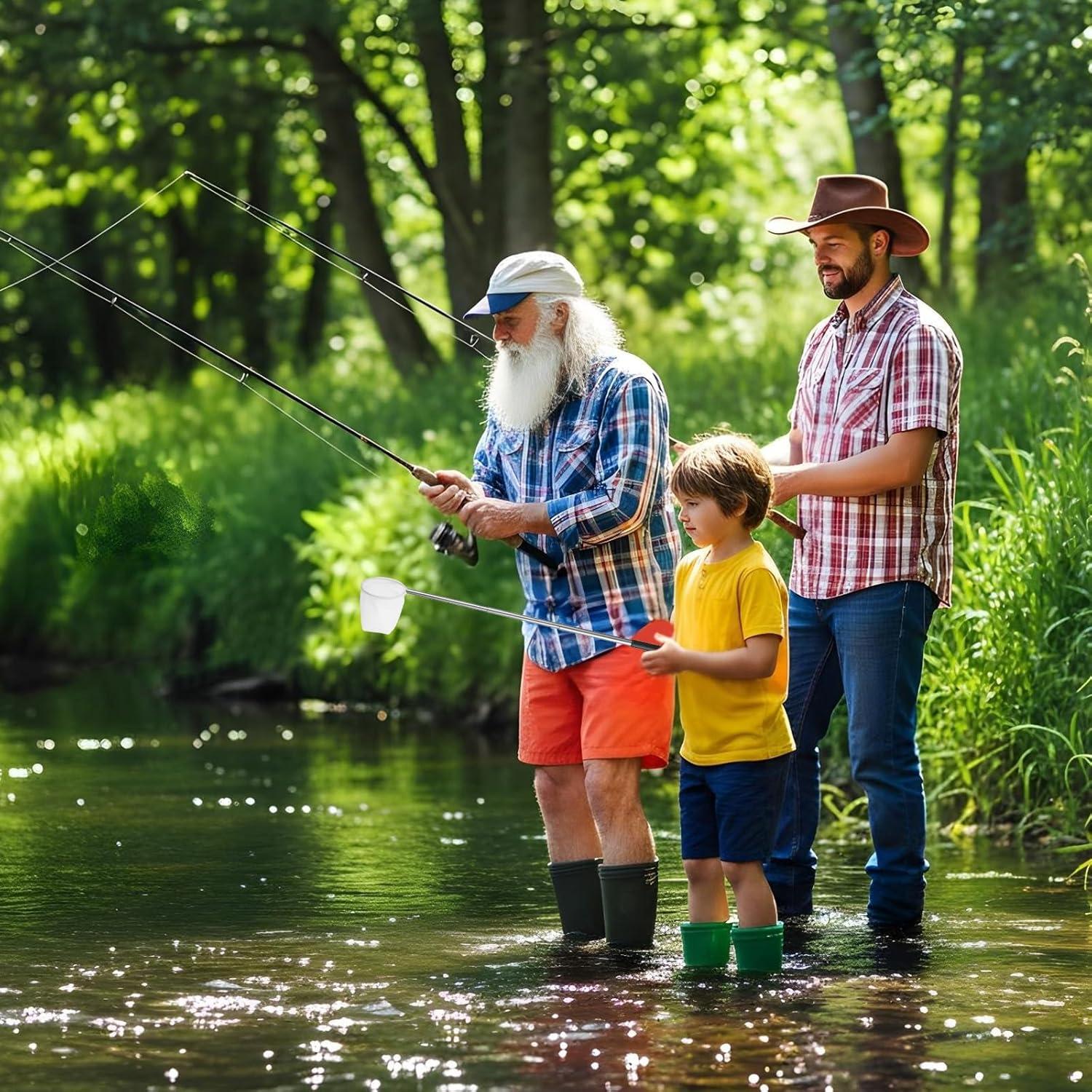 Red de Acuario Xelsluthe 2 Pcs con Mango Telescópico 5cm