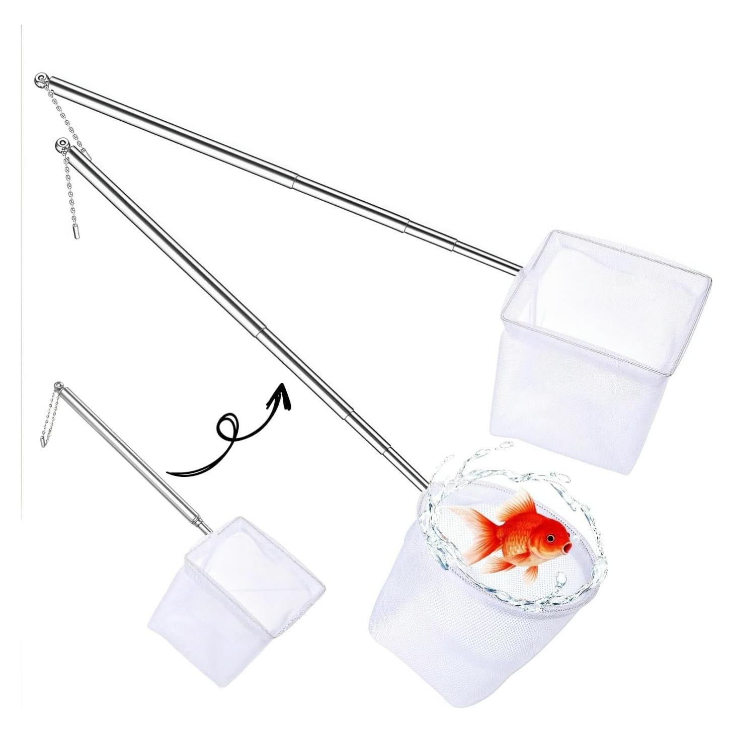 Paquete de 2 Redes para Pecera LUSTRIB - Malla Fina 7.62 cm