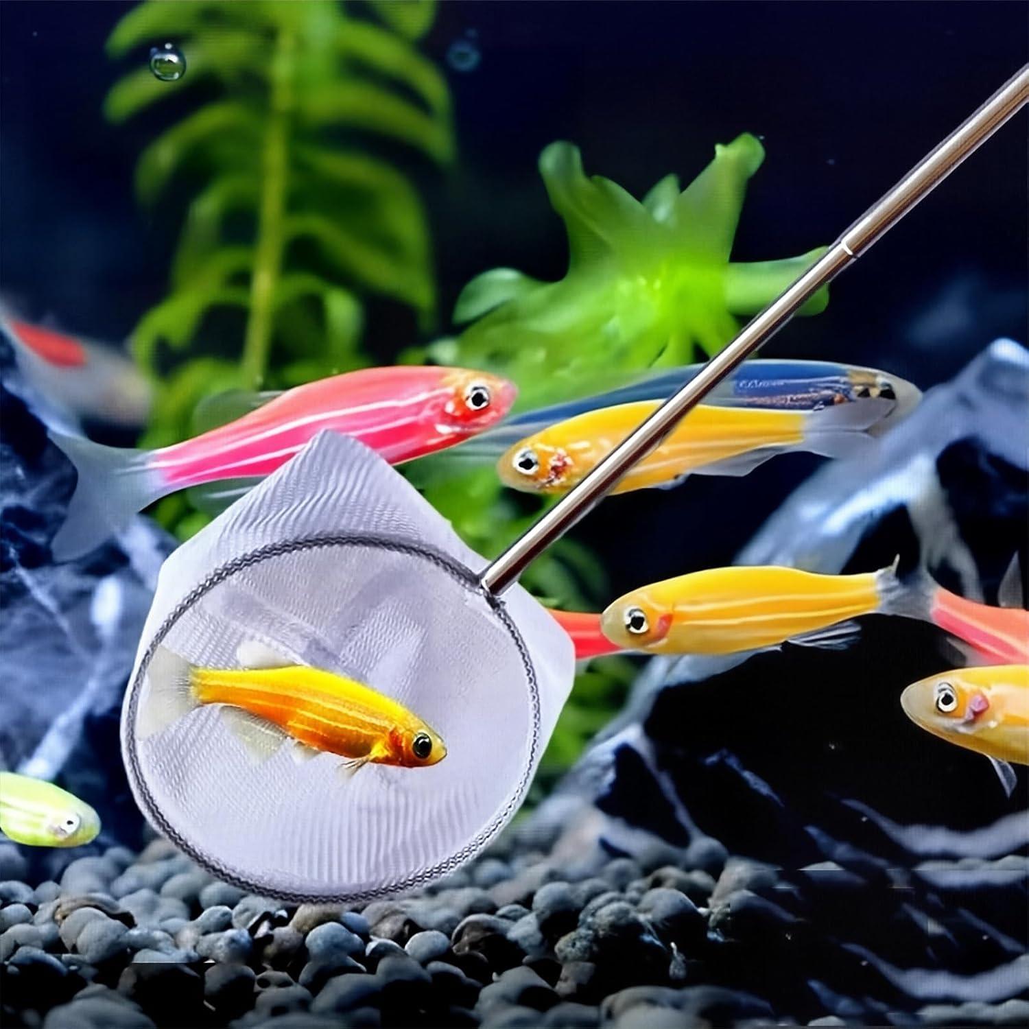 Paquete de 2 Redes para Pecera LUSTRIB - Malla Fina 7.62 cm