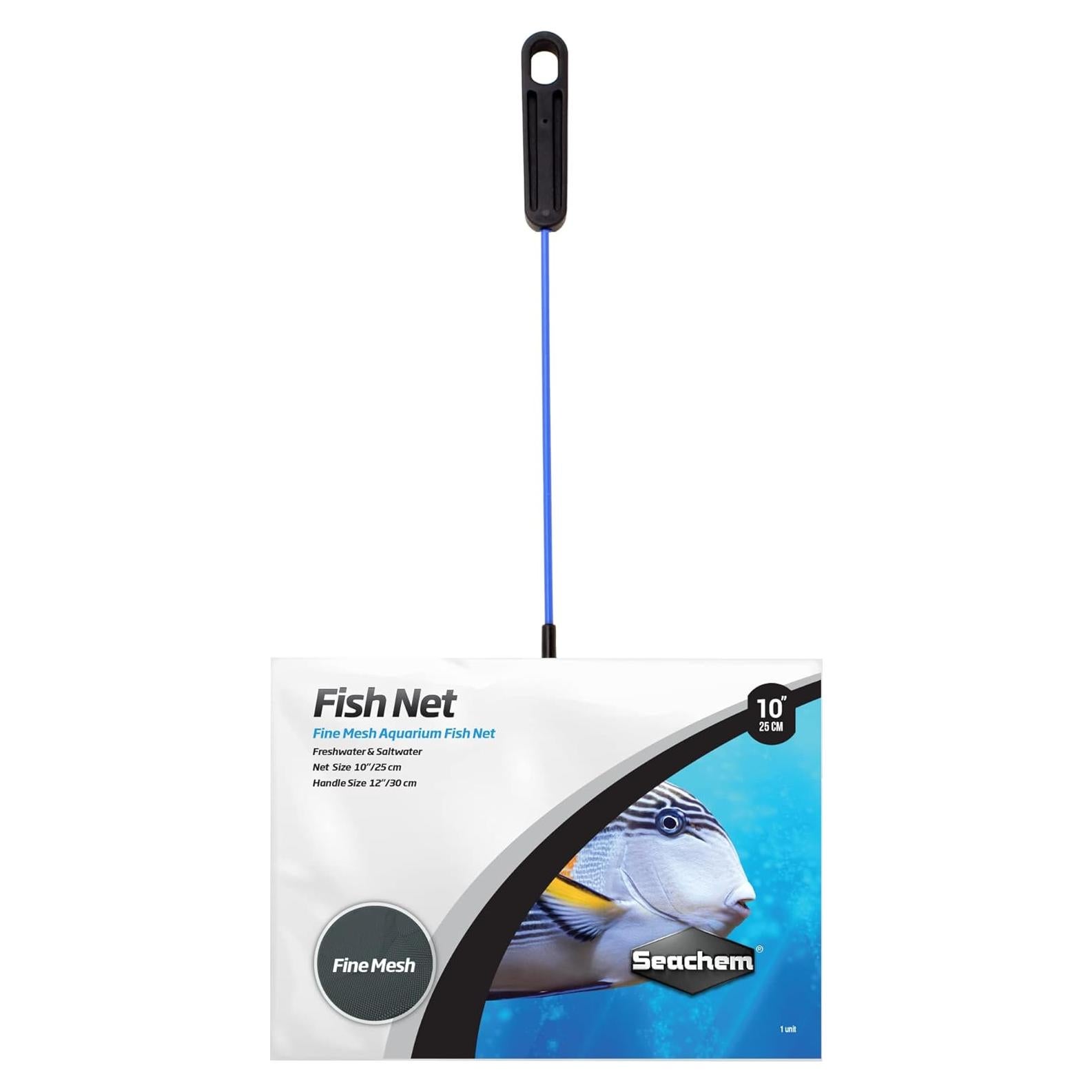 Red para Peces Seachem 25cm Malla Fina con Gancho