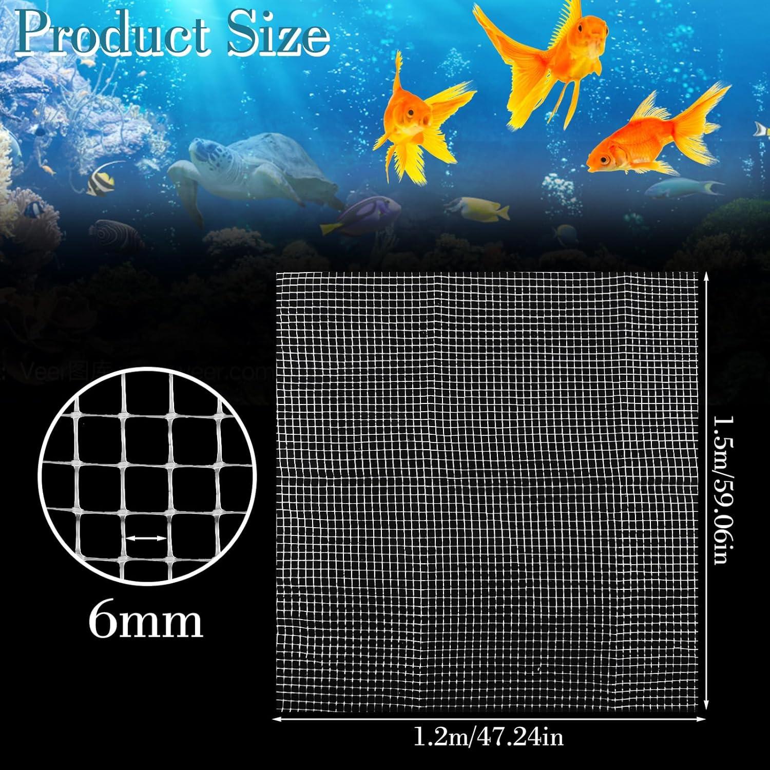 Cubierta de Malla para Acuario Xyembu 1.22 x 1.52 m Plástico