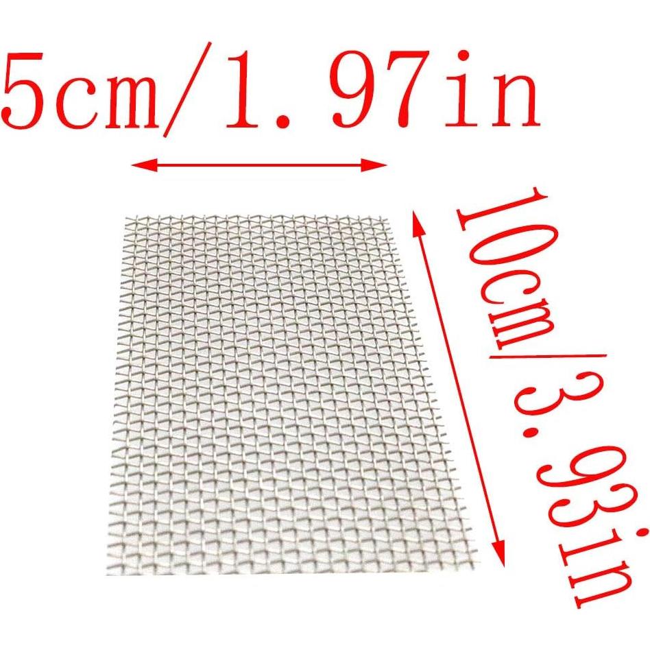 Almohadillas de Malla de Acero Inoxidable LQ Industrial 10PCS 10x5cm