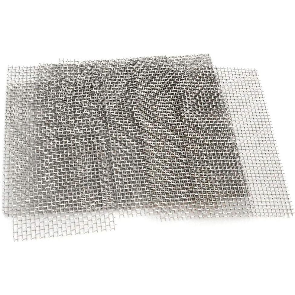 Almohadillas de Malla de Acero Inoxidable LQ Industrial 10PCS 10x5cm