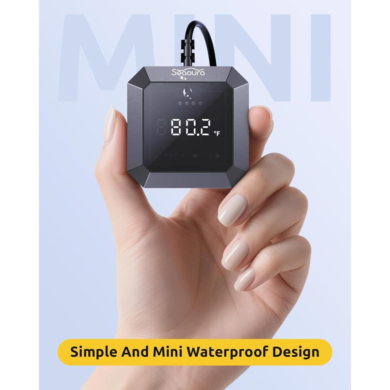 Termómetro Digital de Acuario SEAOURA SR-802 0-50°C USB