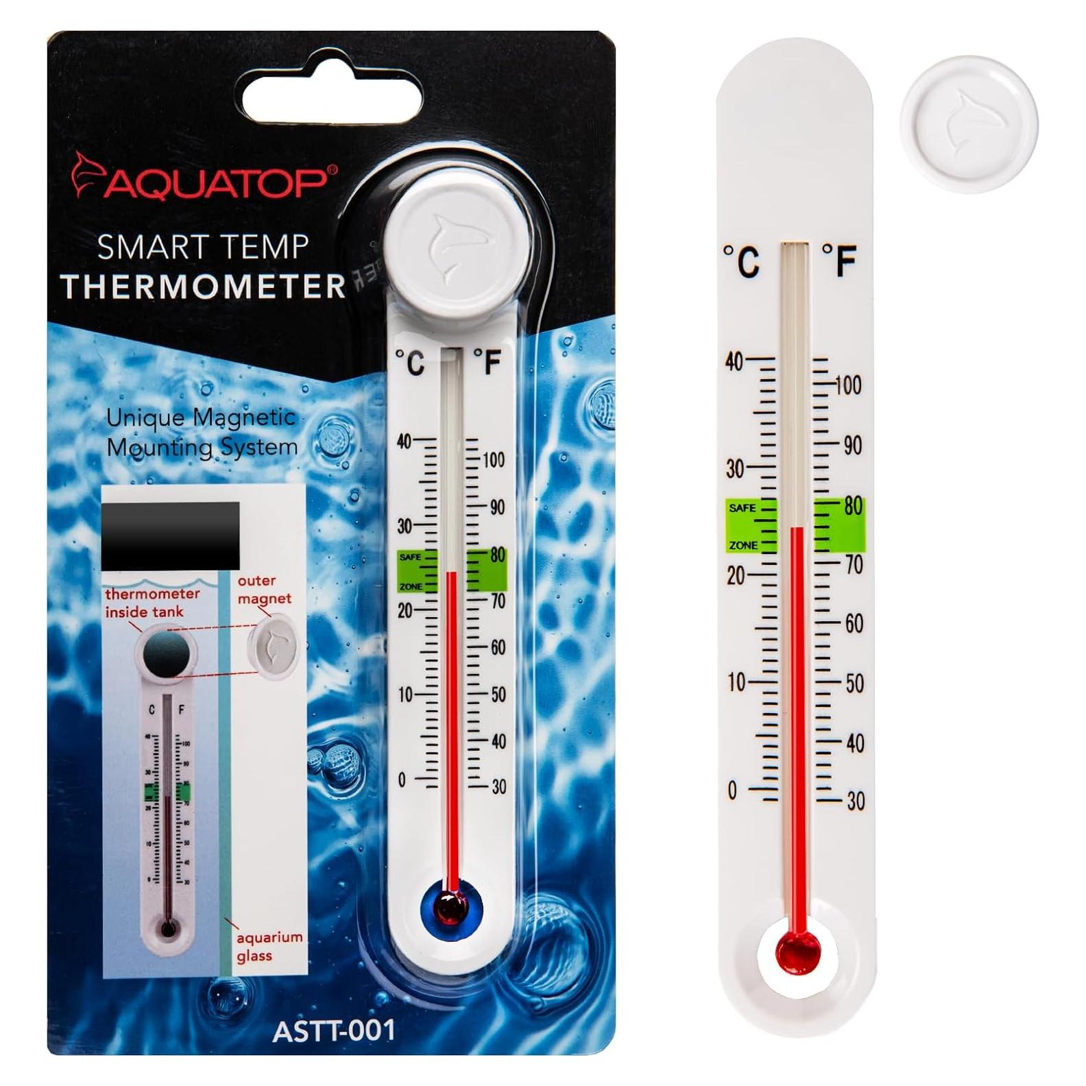 Termómetro Acuario Aquatop ASTT-001 Magnético Fácil Lectura
