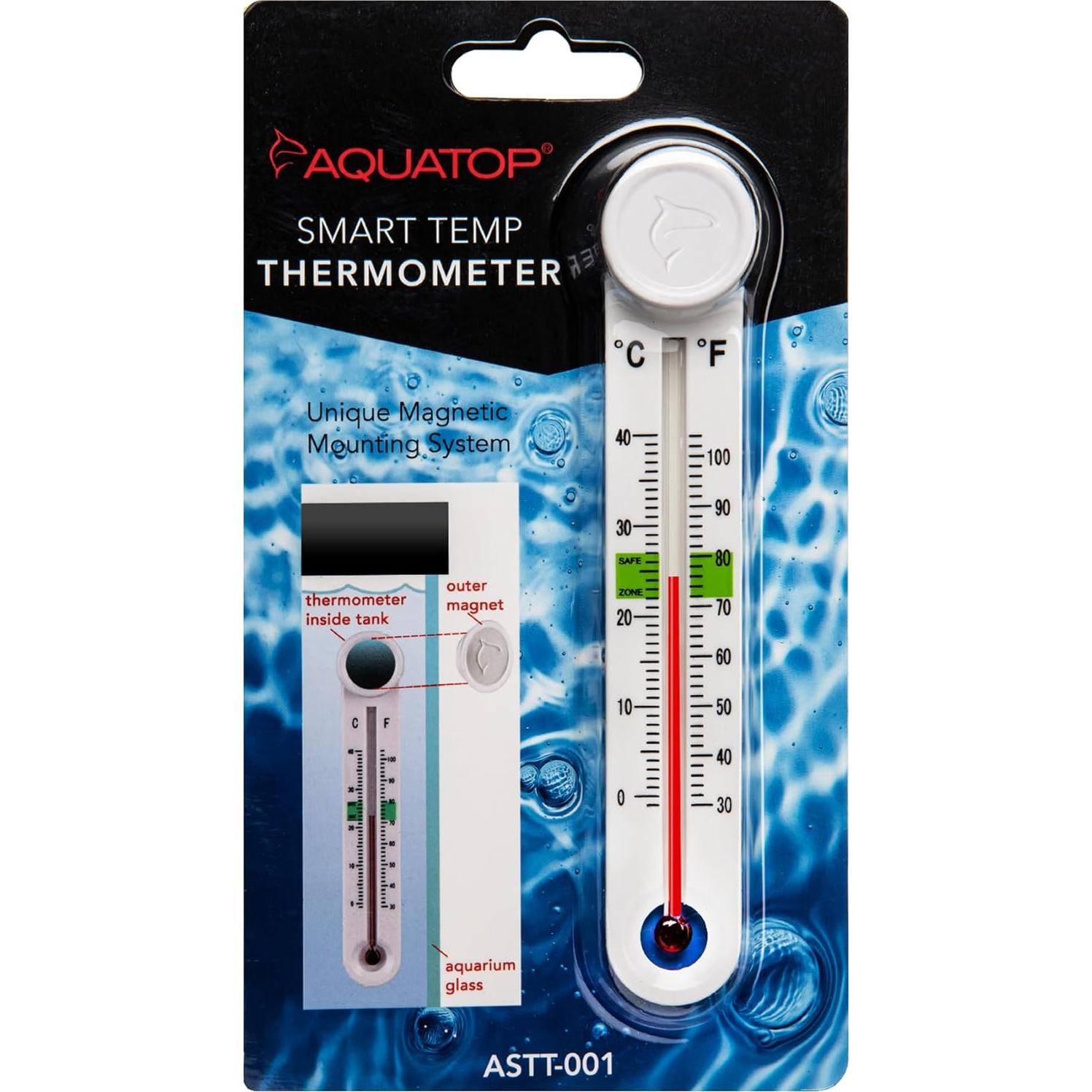 Termómetro Acuario Aquatop ASTT-001 Magnético Fácil Lectura