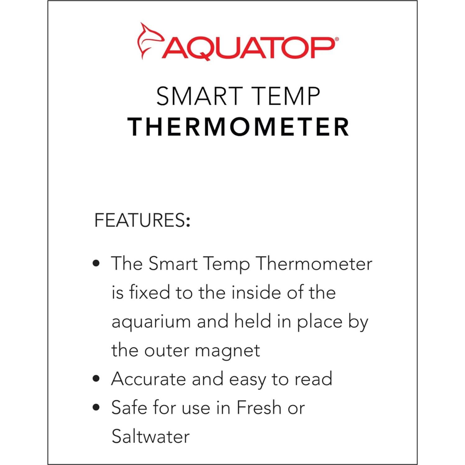 Termómetro Acuario Aquatop ASTT-001 Magnético Fácil Lectura