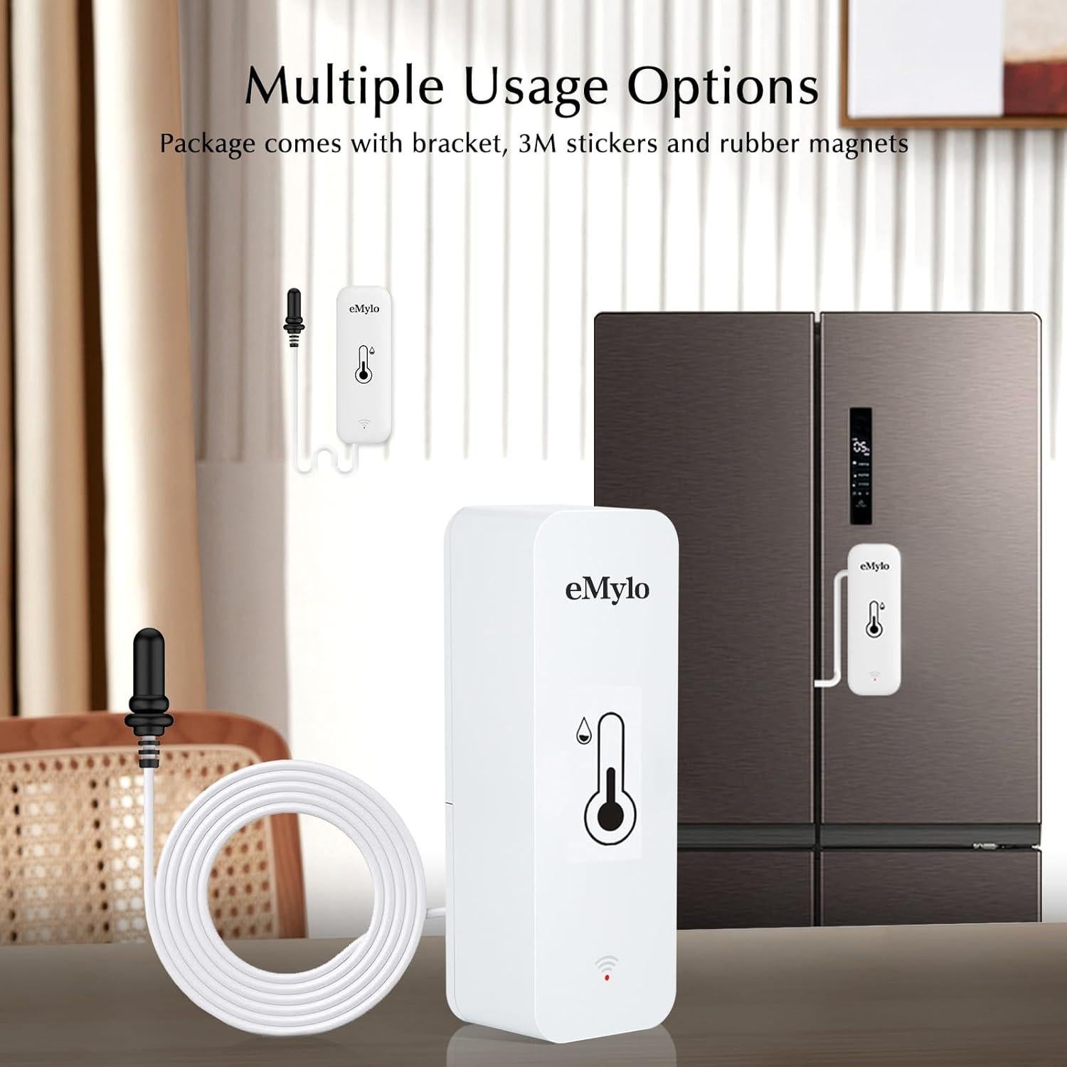 Termómetro Inteligente eMylo para Acuarios y Habitaciones WiFi