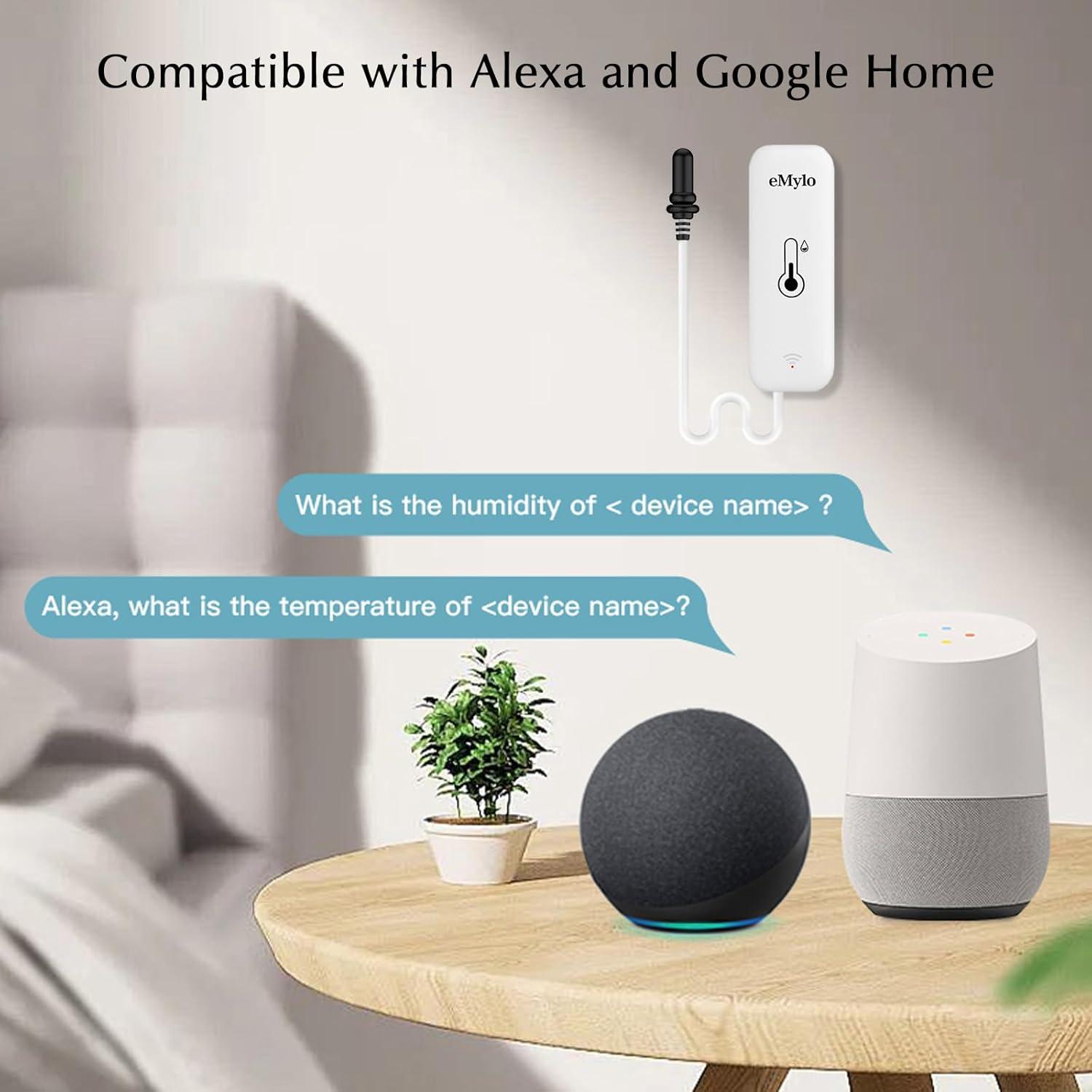 Termómetro Inteligente eMylo para Acuarios y Habitaciones WiFi