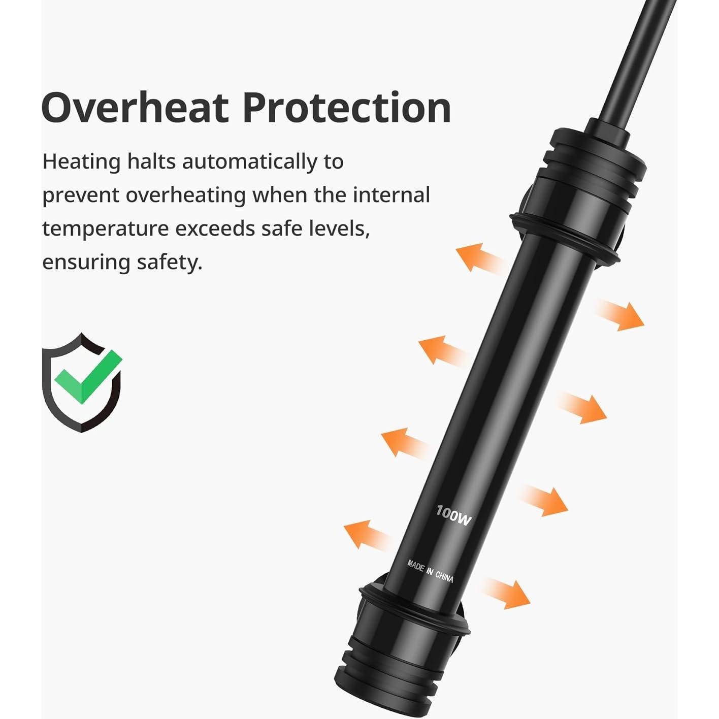 Calentador de Acuario NICREW 50W con Controlador Ajustable