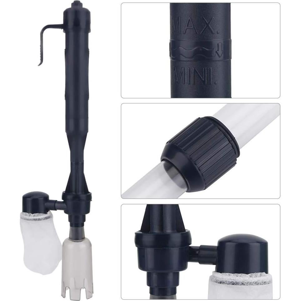 Kit de Limpieza de Acuario Keenso con Sifón y Termómetro