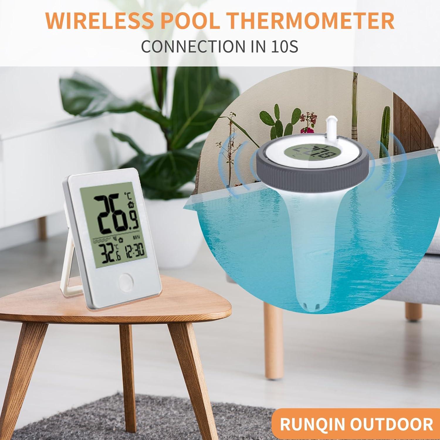 Termómetro Flotante Digital RUNQIN para Piscina y Spa